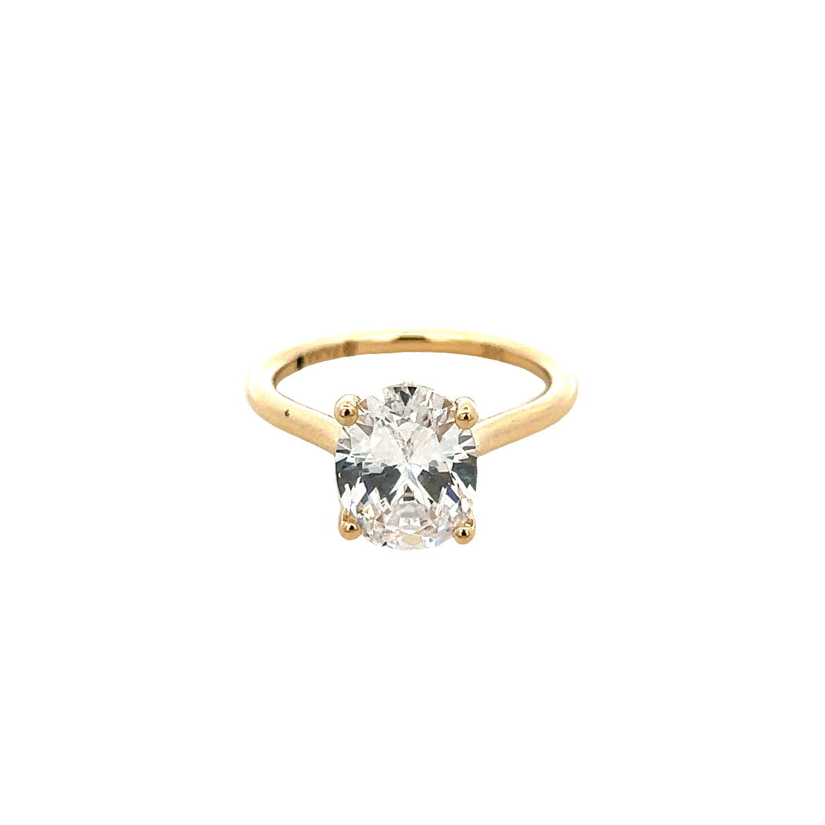 D0.08CT 14KY MONTURA SOLITARIO T6.5 DC 2.39CT OV