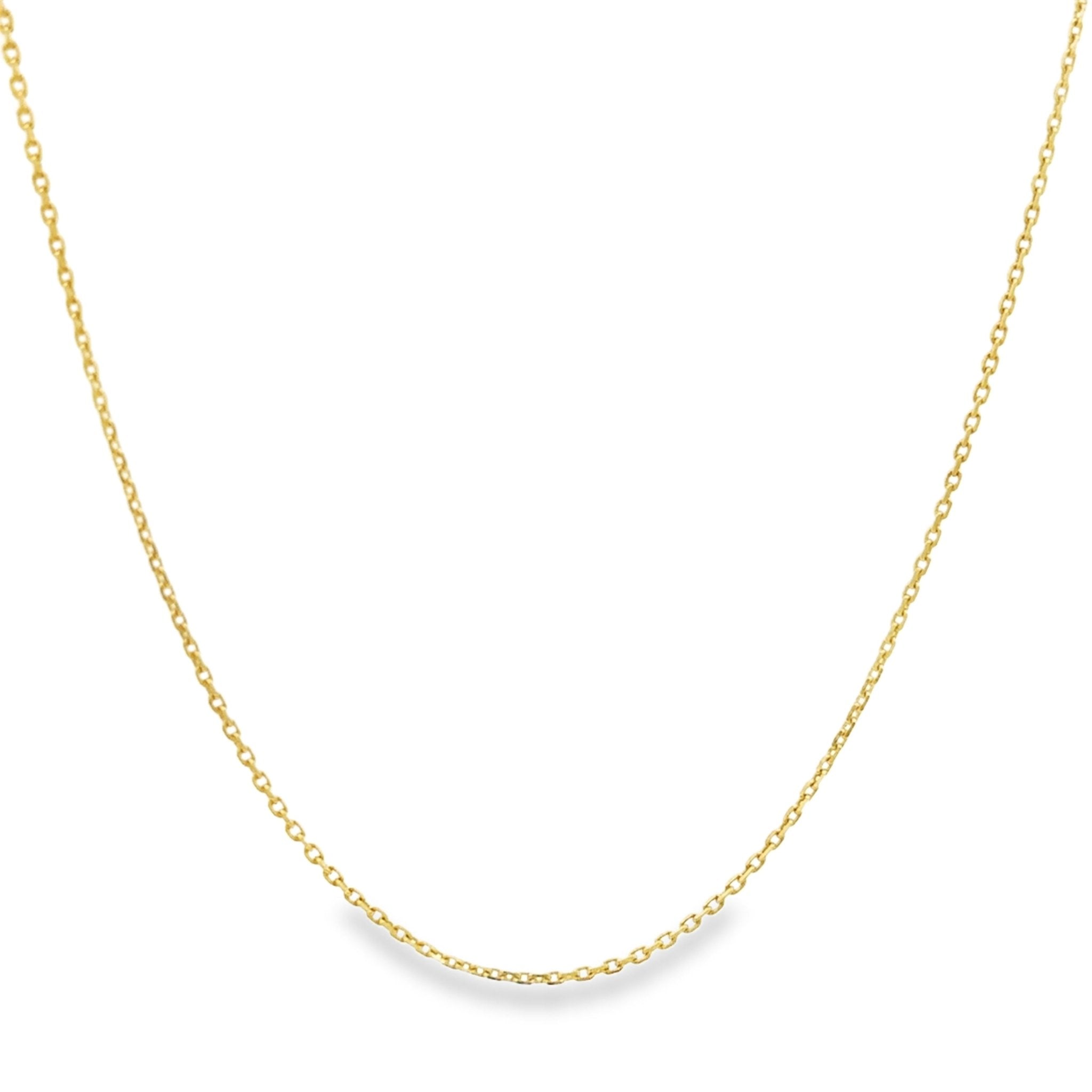 925 CADENA DE PLATA CON BAA`O DE ORO 18 PULG - C'SANTOS