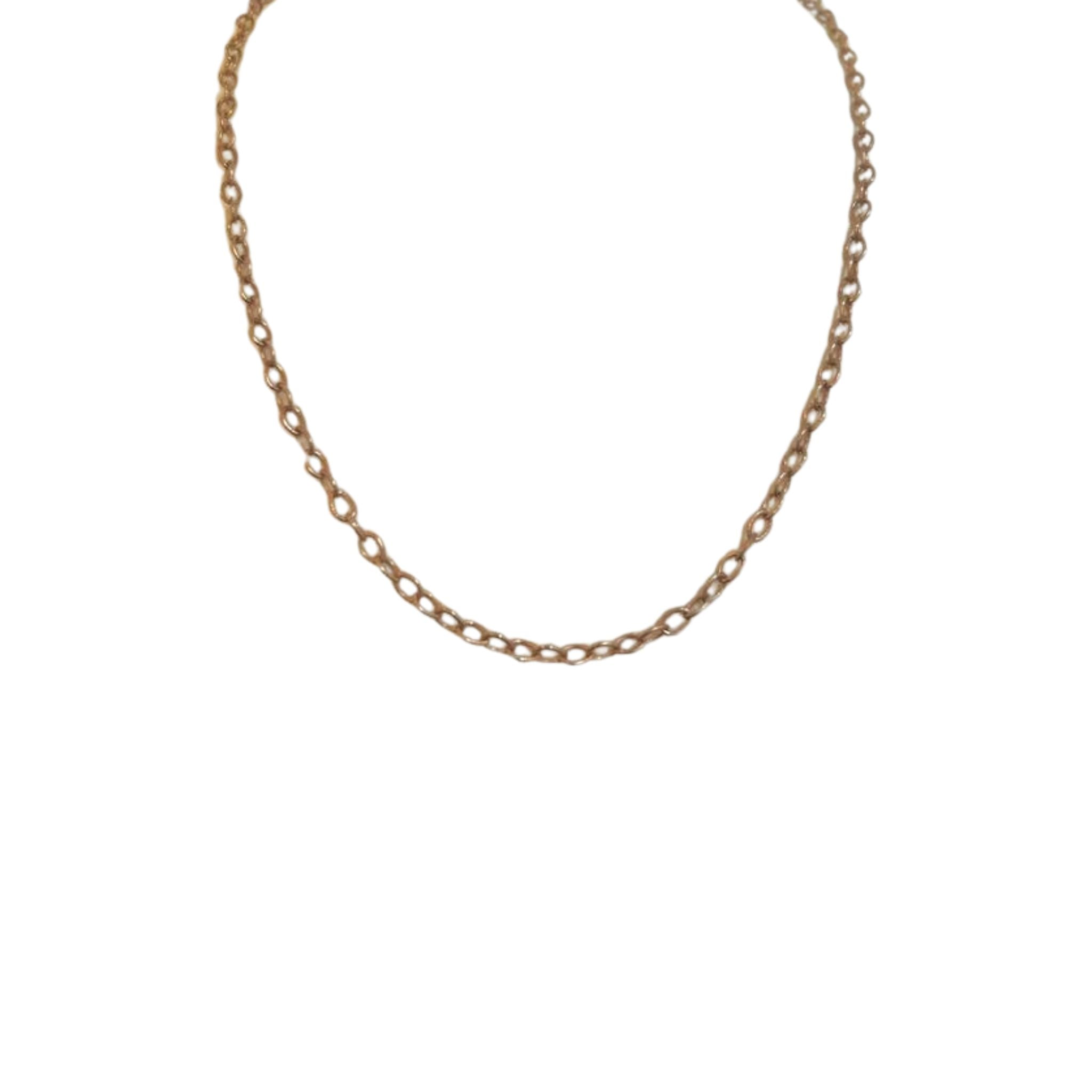 925 NECKLACE ROSE GOLD PLATED - C'SANTOS