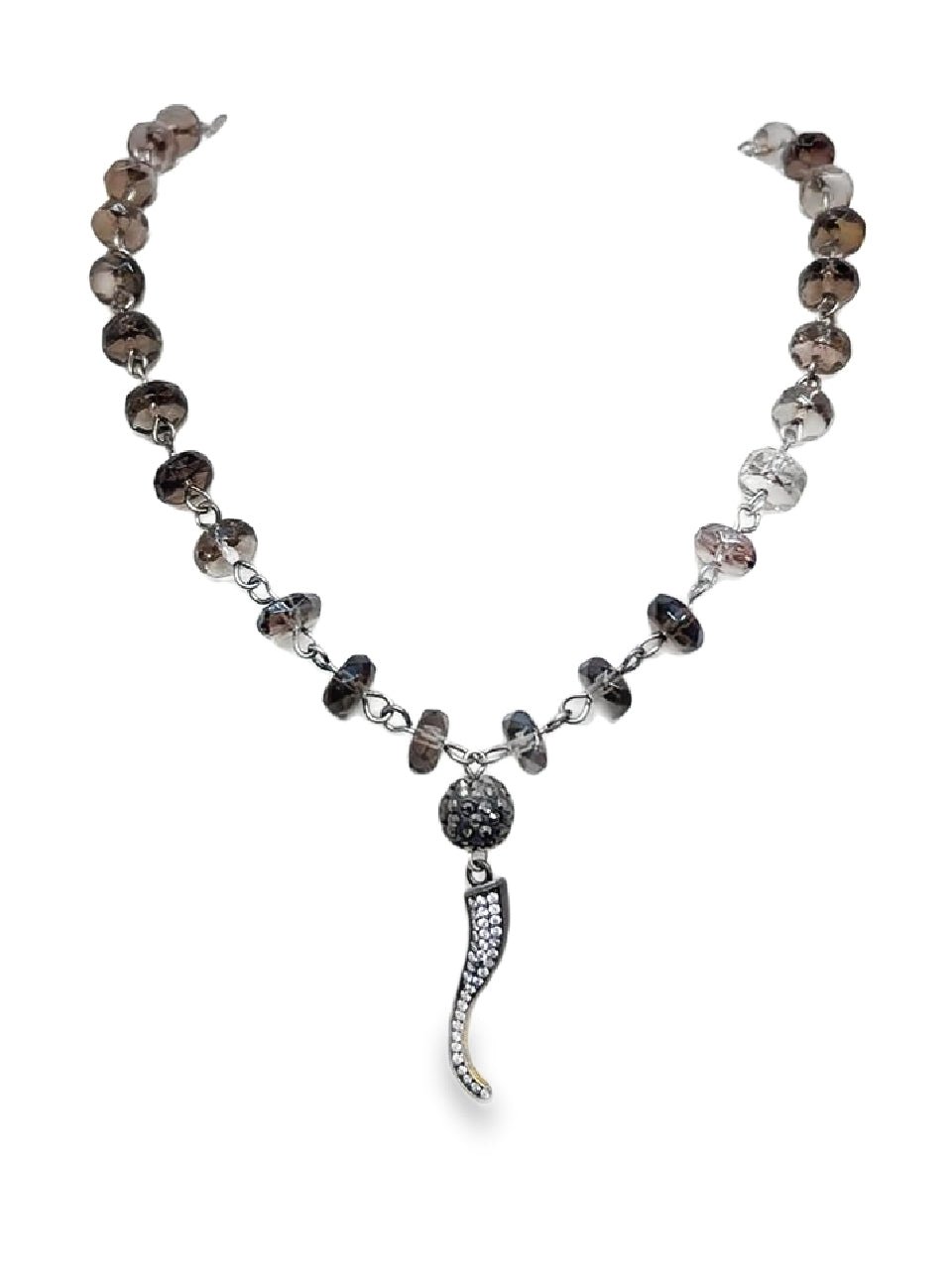 925 STONE NECKLACE - C'SANTOS