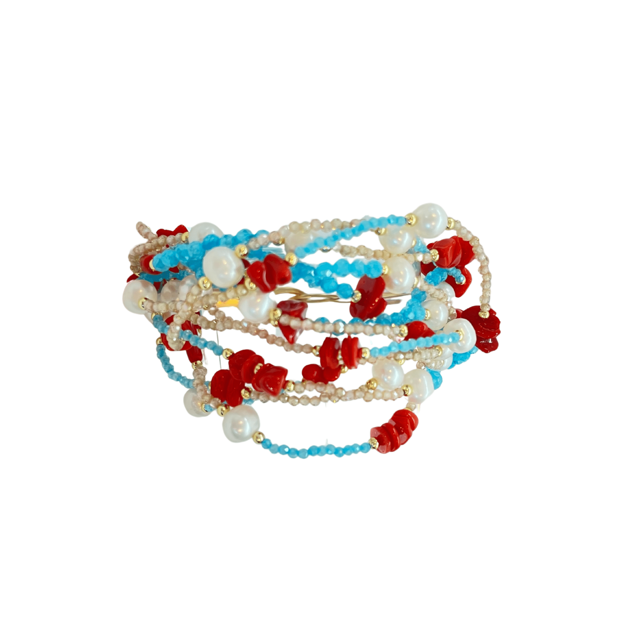 925GG CALLO ZIRNI PERLE ACELET - C'SANTOS