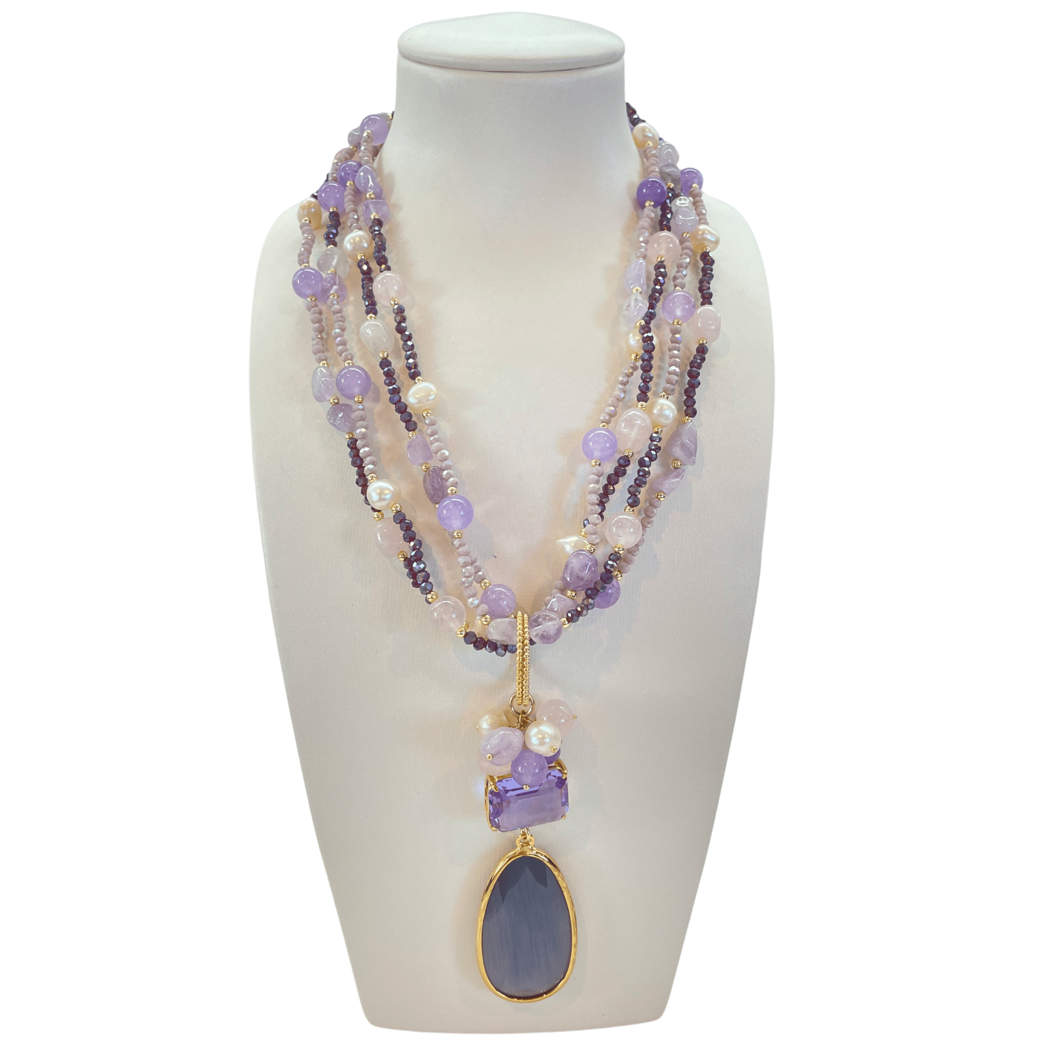 925GG MINI TCHON NECKLACE - C'SANTOS