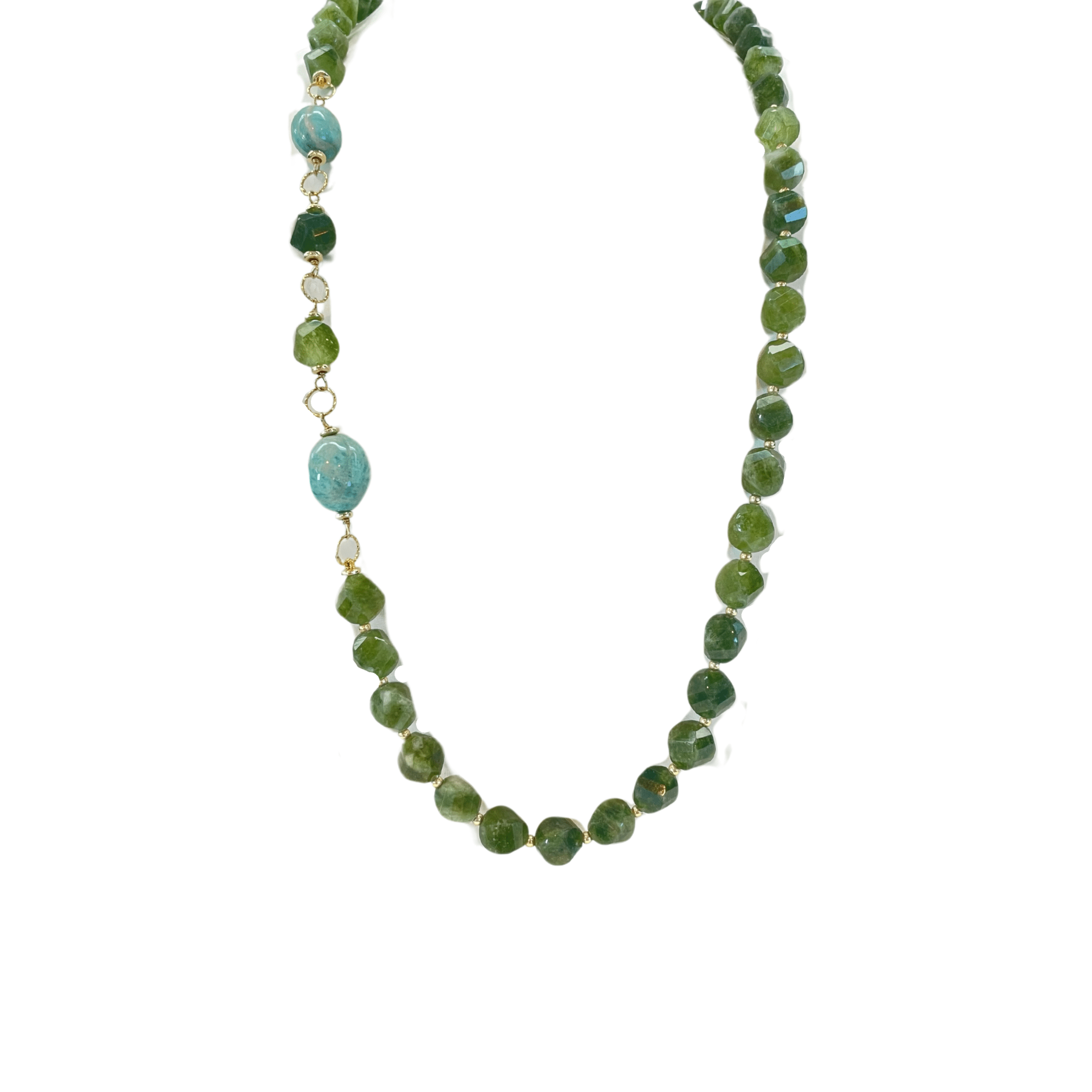 925GG PERL NATURALE ZIRNI NECKLACE - C'SANTOS