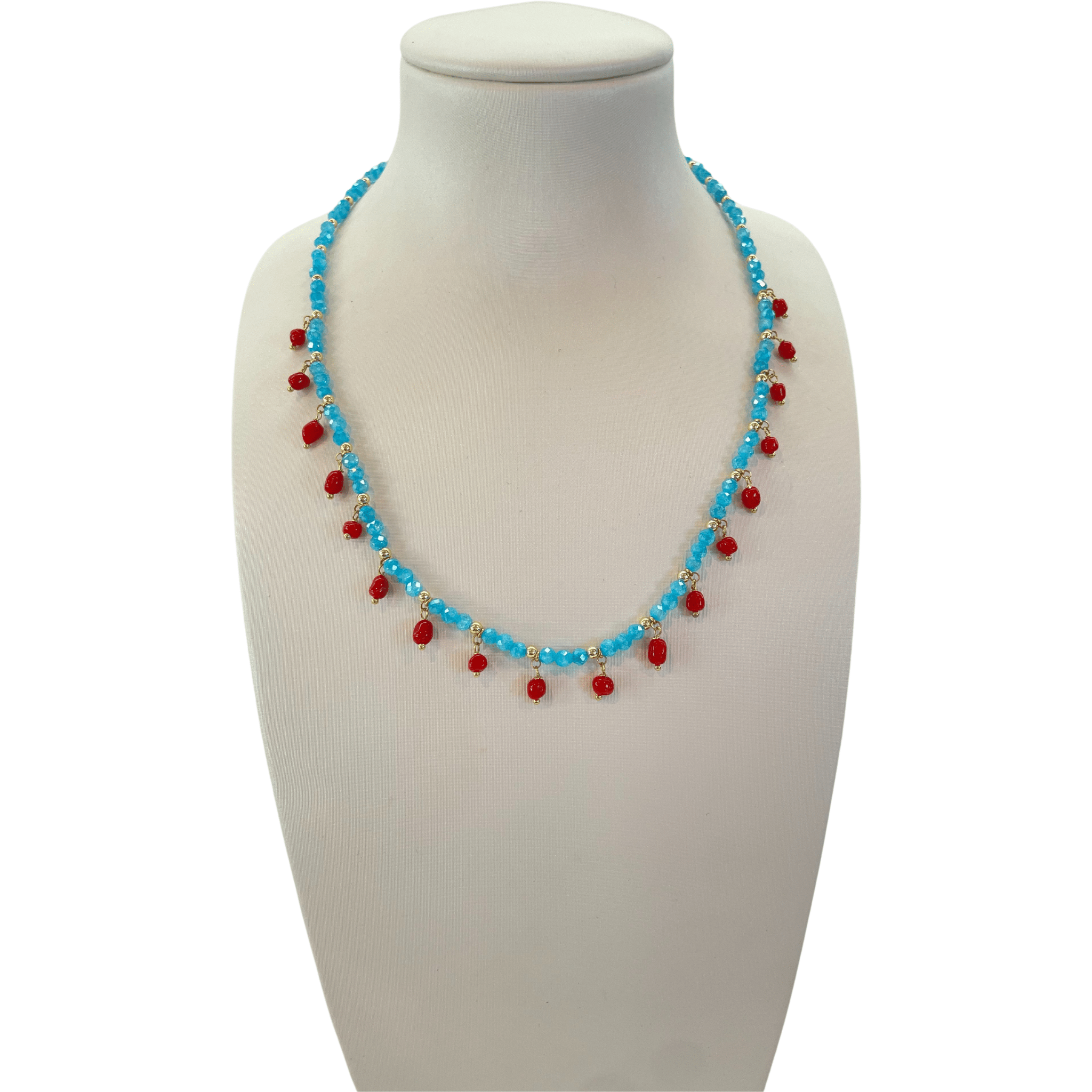 925GG ZIRC TURCHES CALLO NECKLACE - C'SANTOS