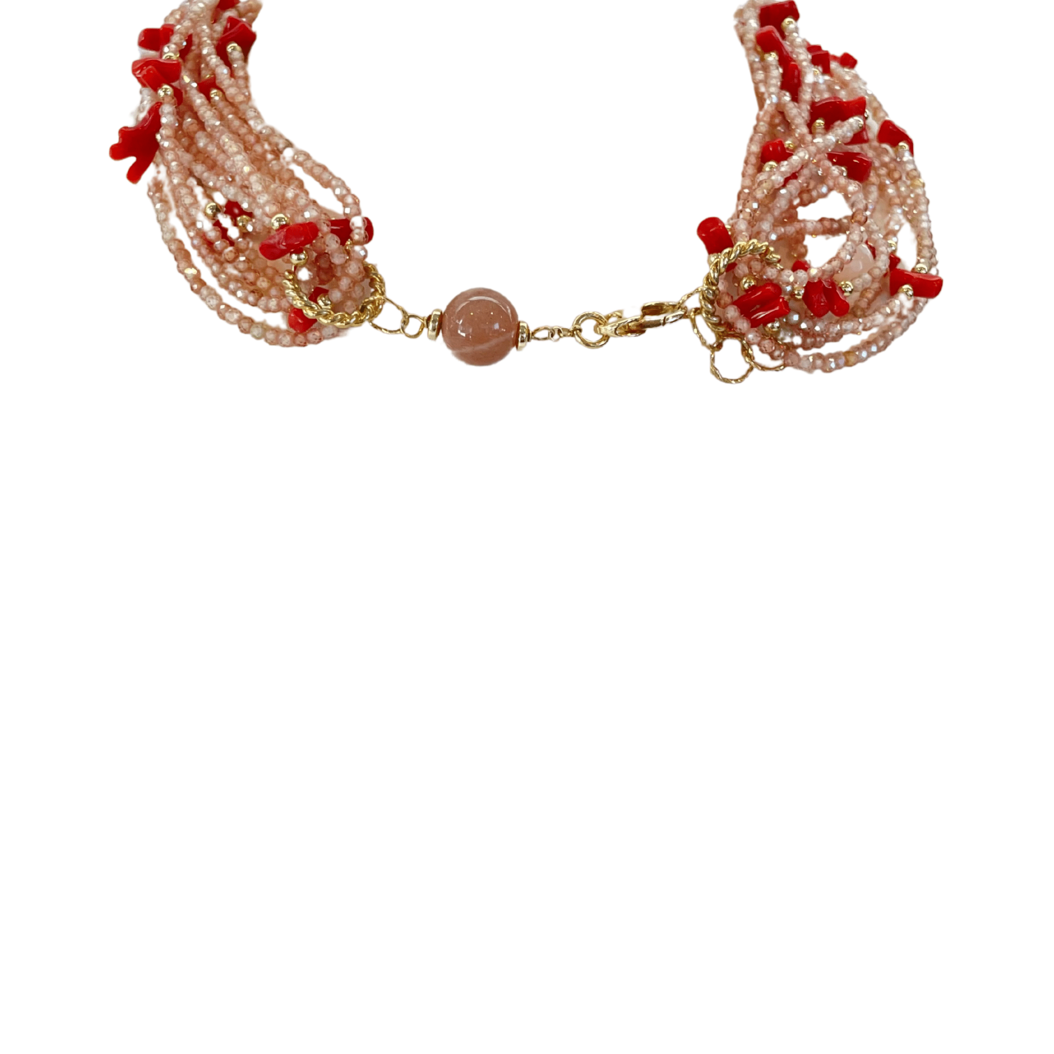 925GG ZIRNI BEIGE CALLO NECKLACE - C'SANTOS