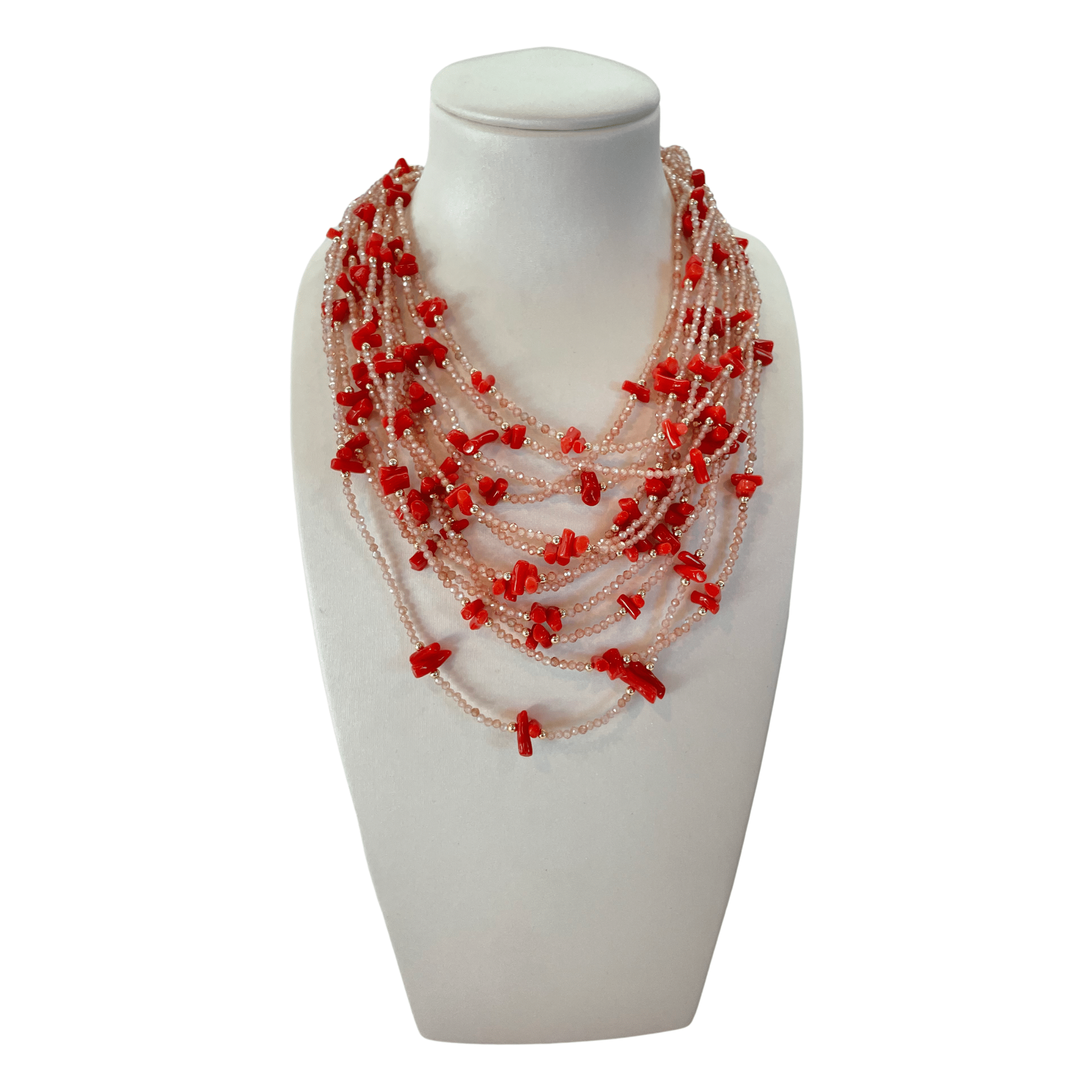 925GG ZIRNI BEIGE CALLO NECKLACE - C'SANTOS