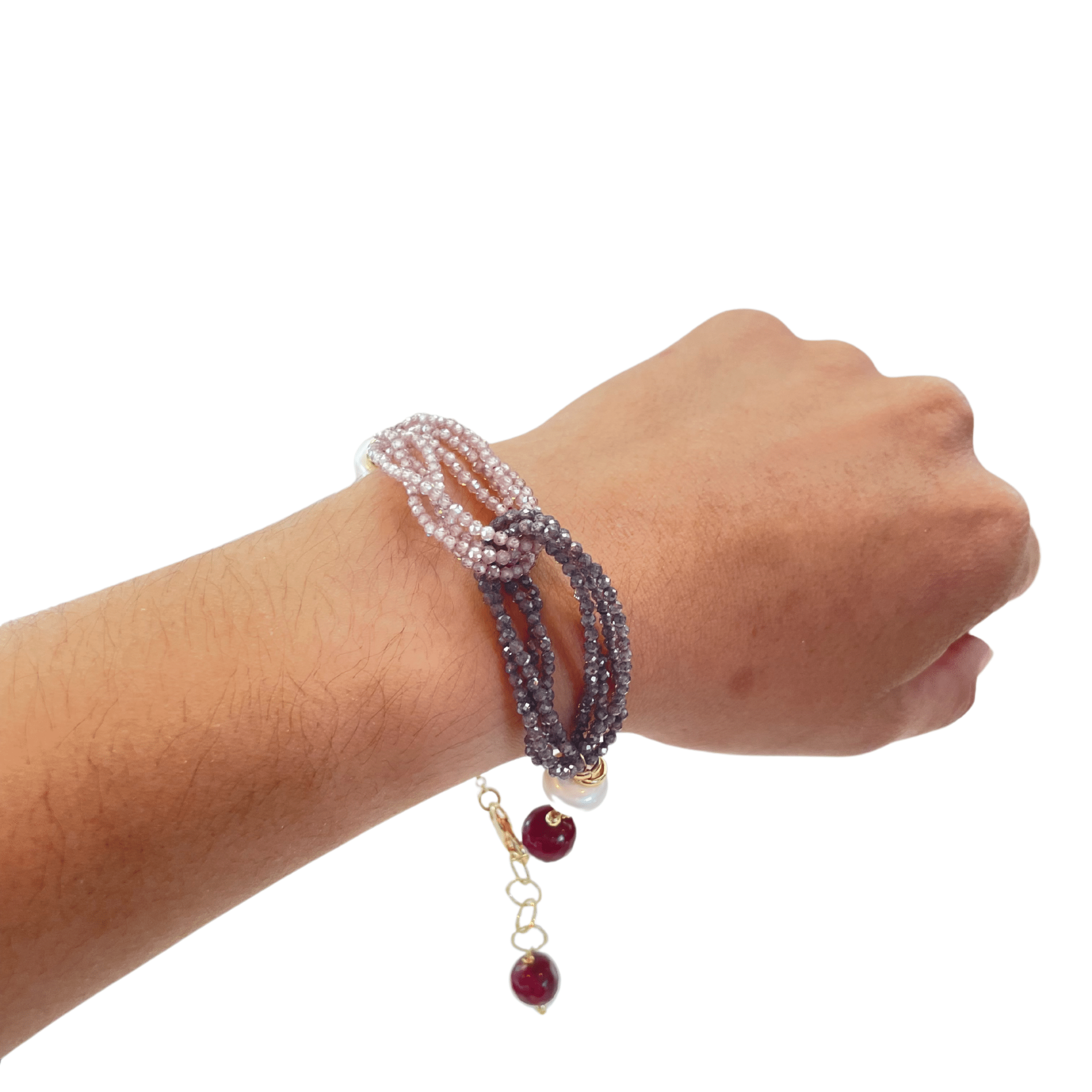 925GG ZIRNI GIADA PPA PERLA ACELET - C'SANTOS