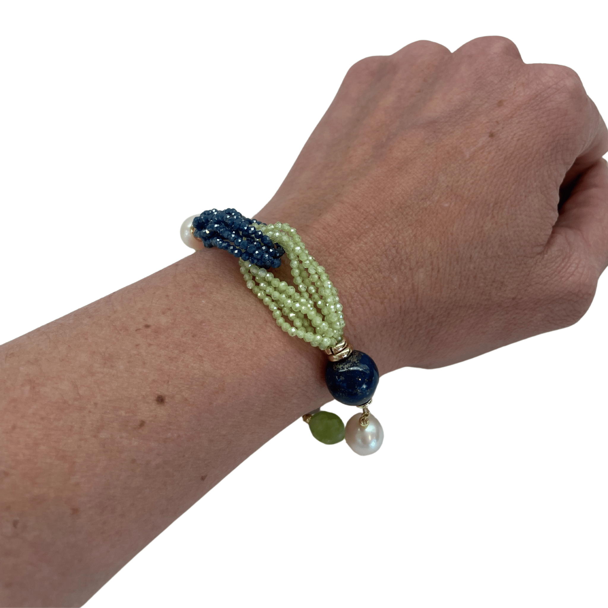 925GG ZIRNI LAPIS PERLE ACELET - C'SANTOS