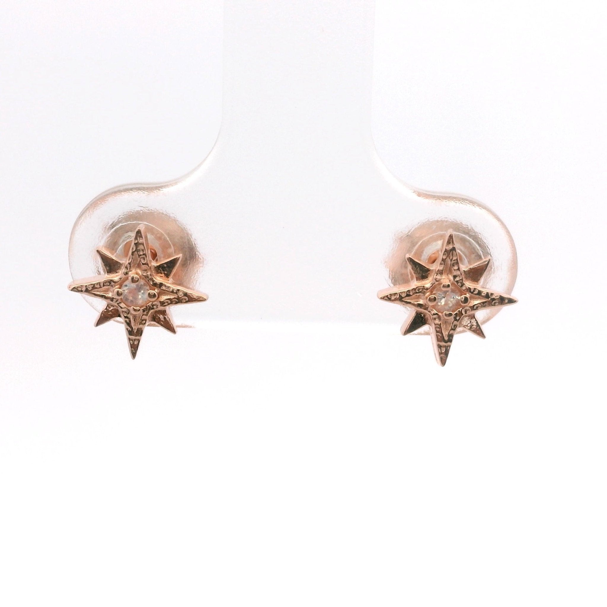 925RG NORT STAR MOOSTONE EARRINGS - C'SANTOS