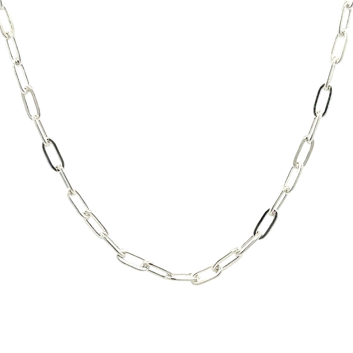 925SL PAPERCLIP CHAIN 16 INCH - C'SANTOS