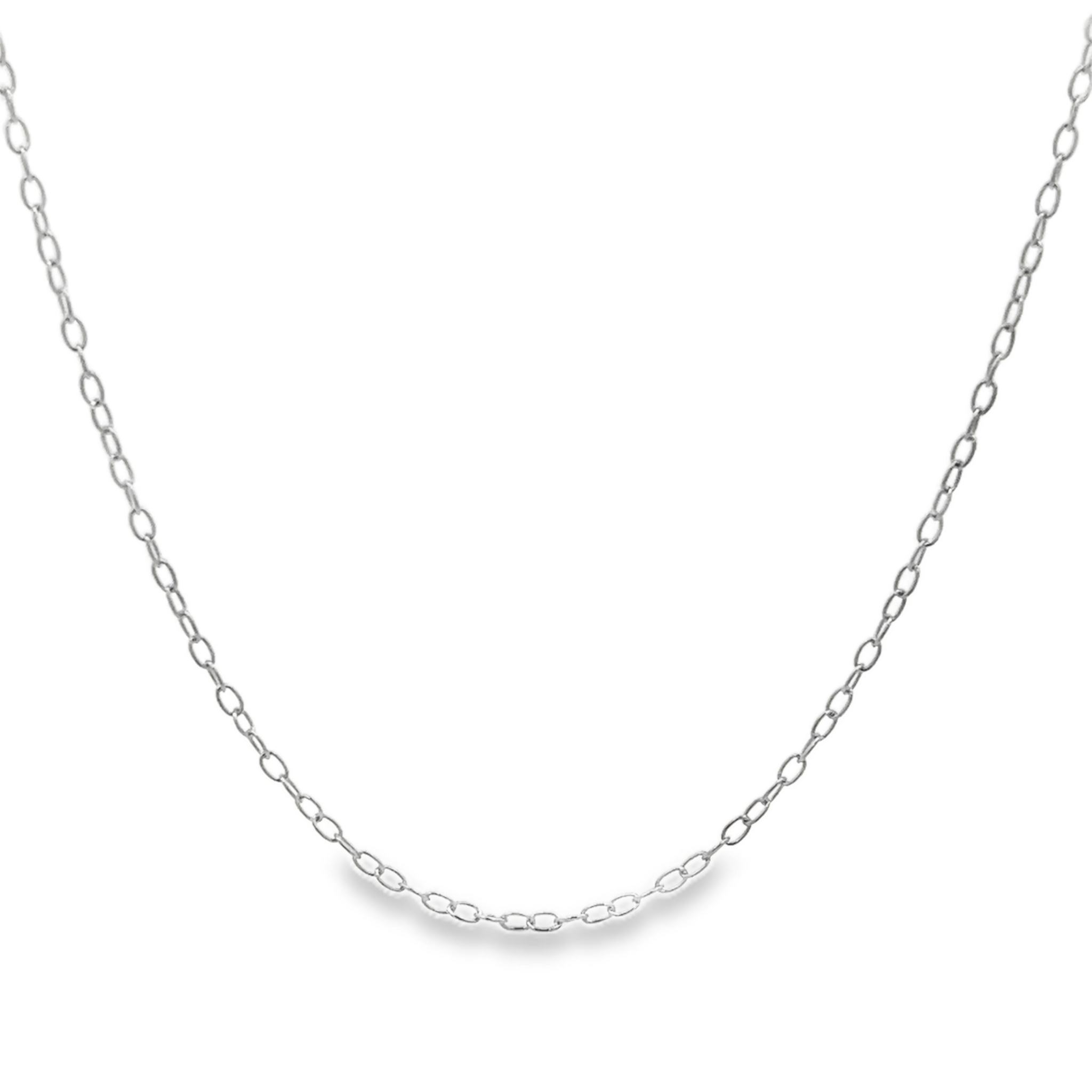 925SL ROLO CHAIN 16INCH EXTENSION 2INCH - C'SANTOS