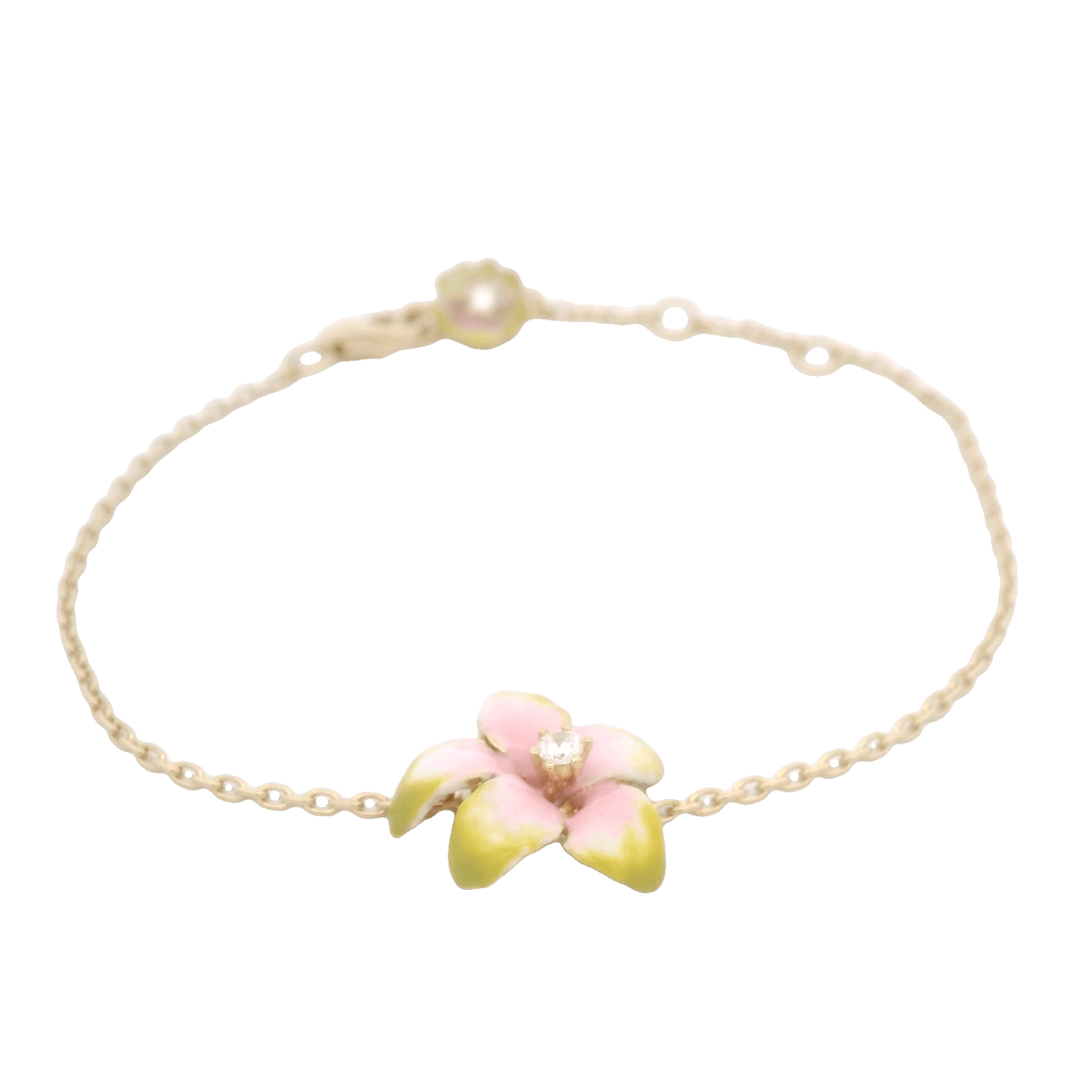925YG MAY FLOWER MEDIUM YELLOW BRACELET - C'SANTOS