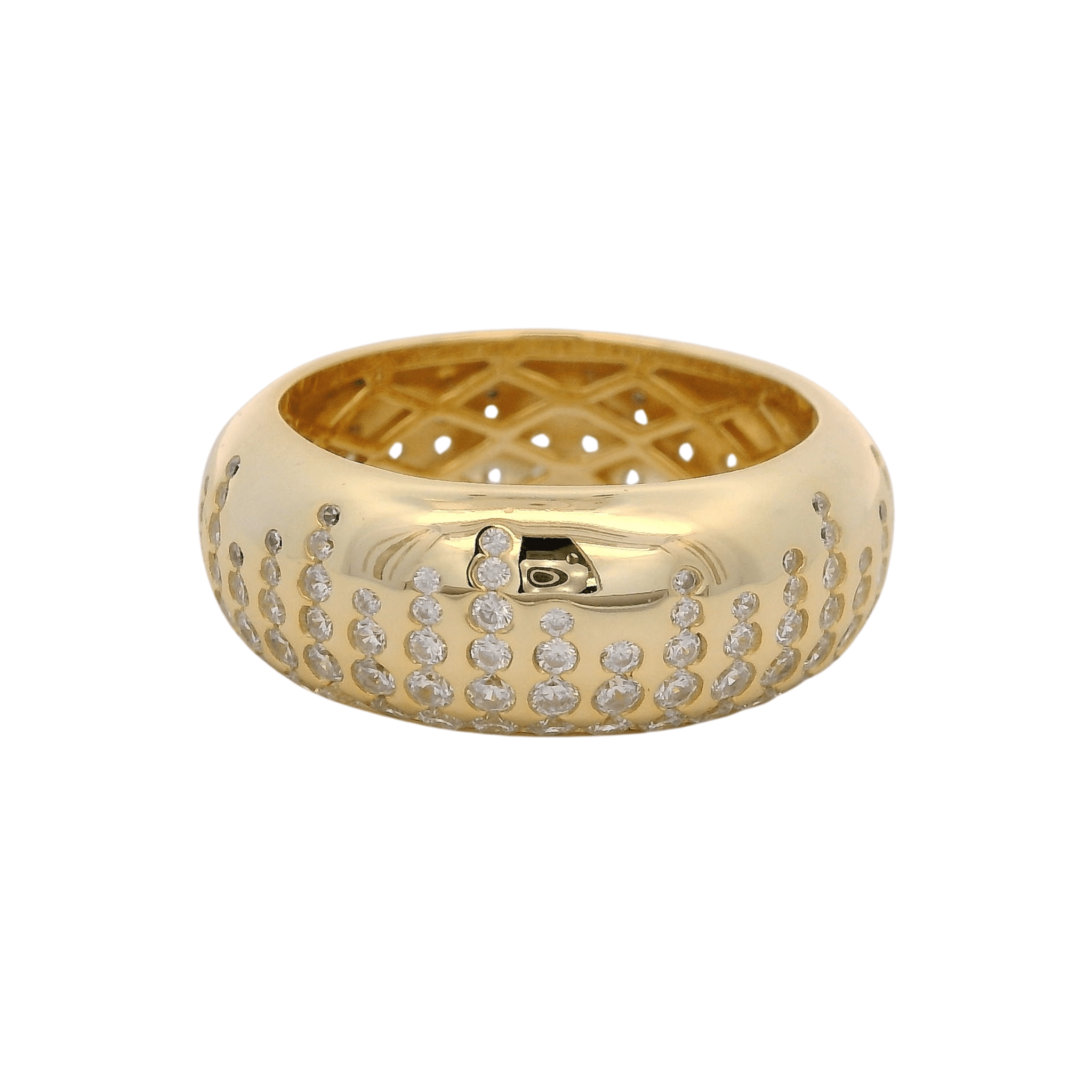 925YG SEMINFINITY RING T8 - C'SANTOS