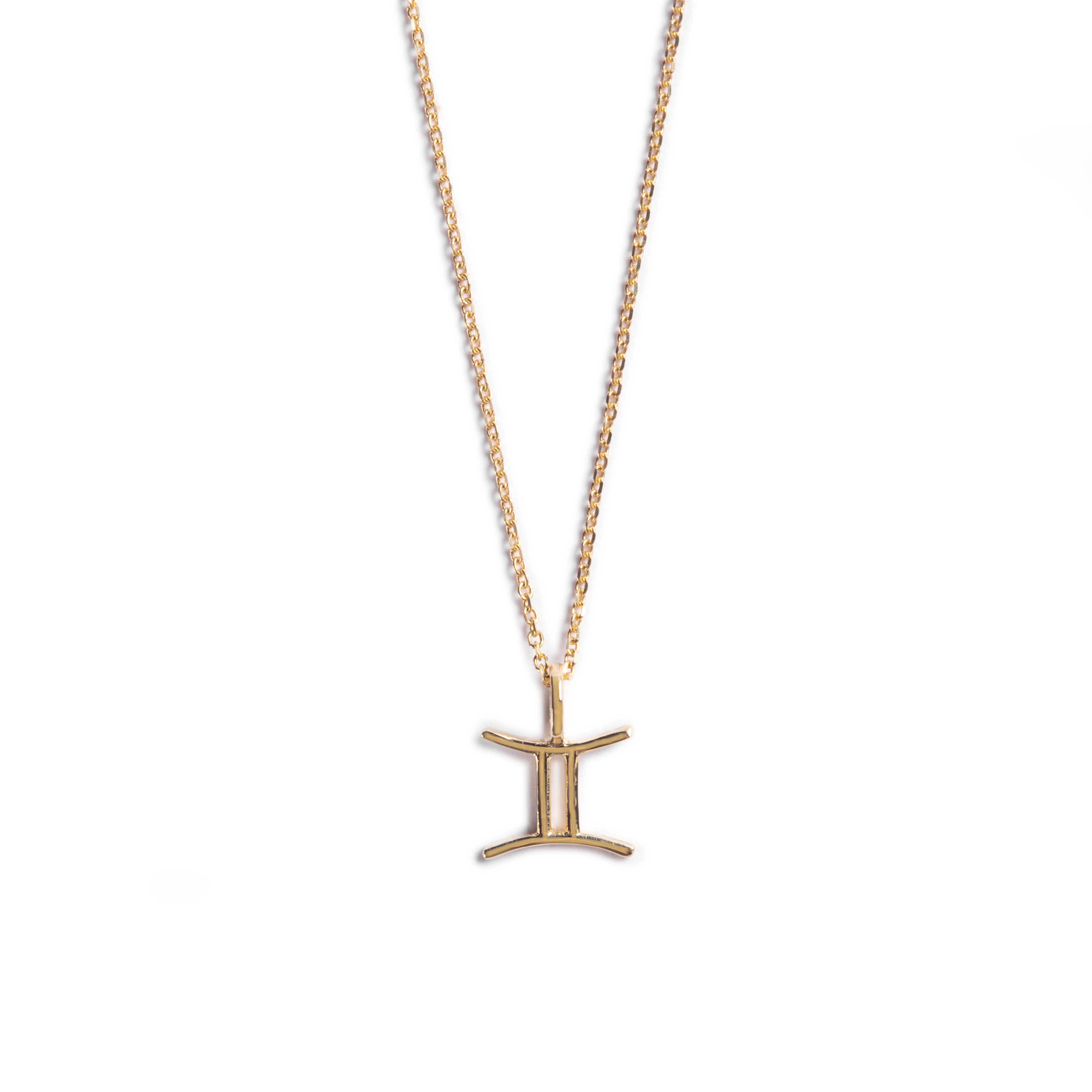 GEMINI ZODIAC CHARM IN 14K YELLOW GOLD