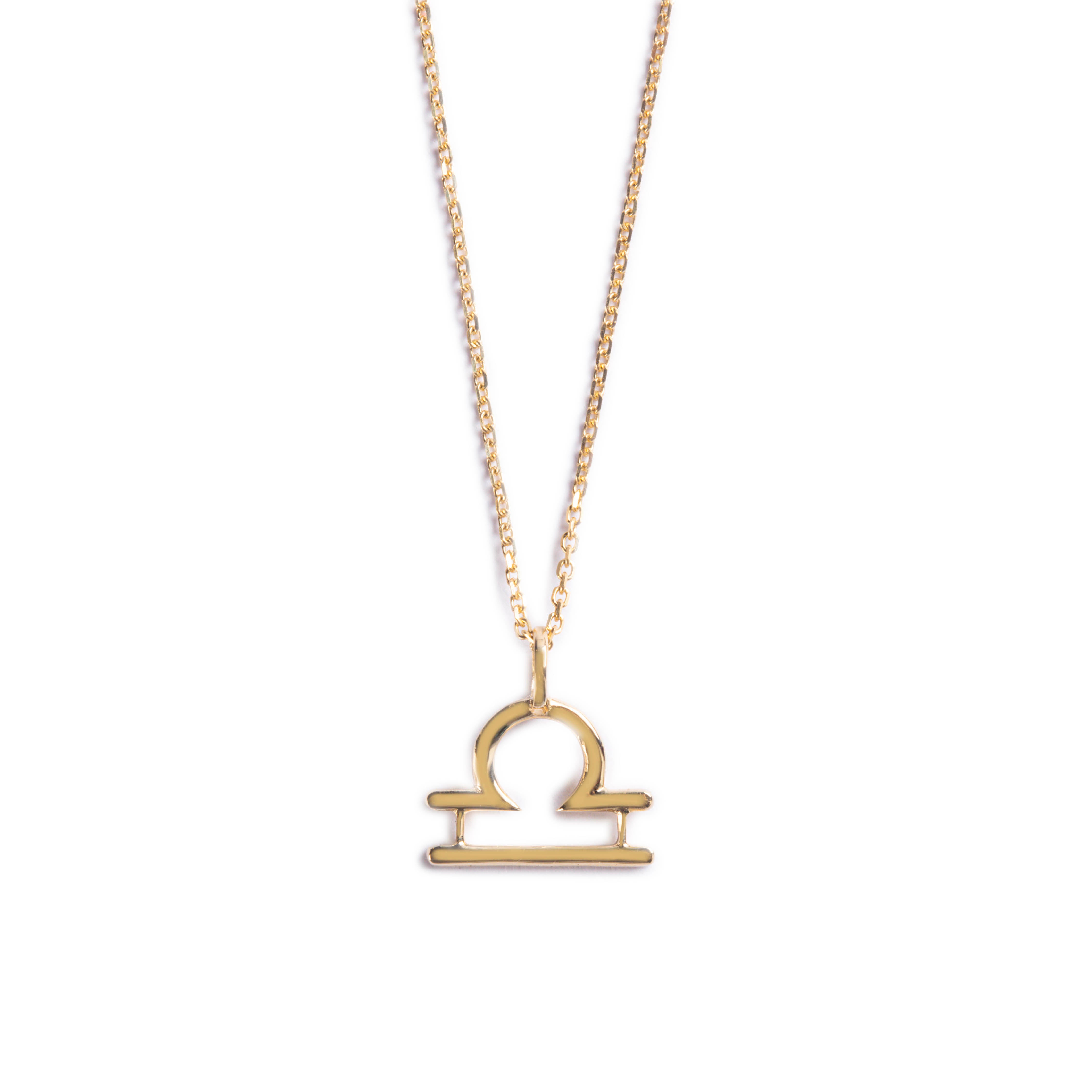 LIBRA ZODIAC CHARM IN 14K YELLOW GOLD