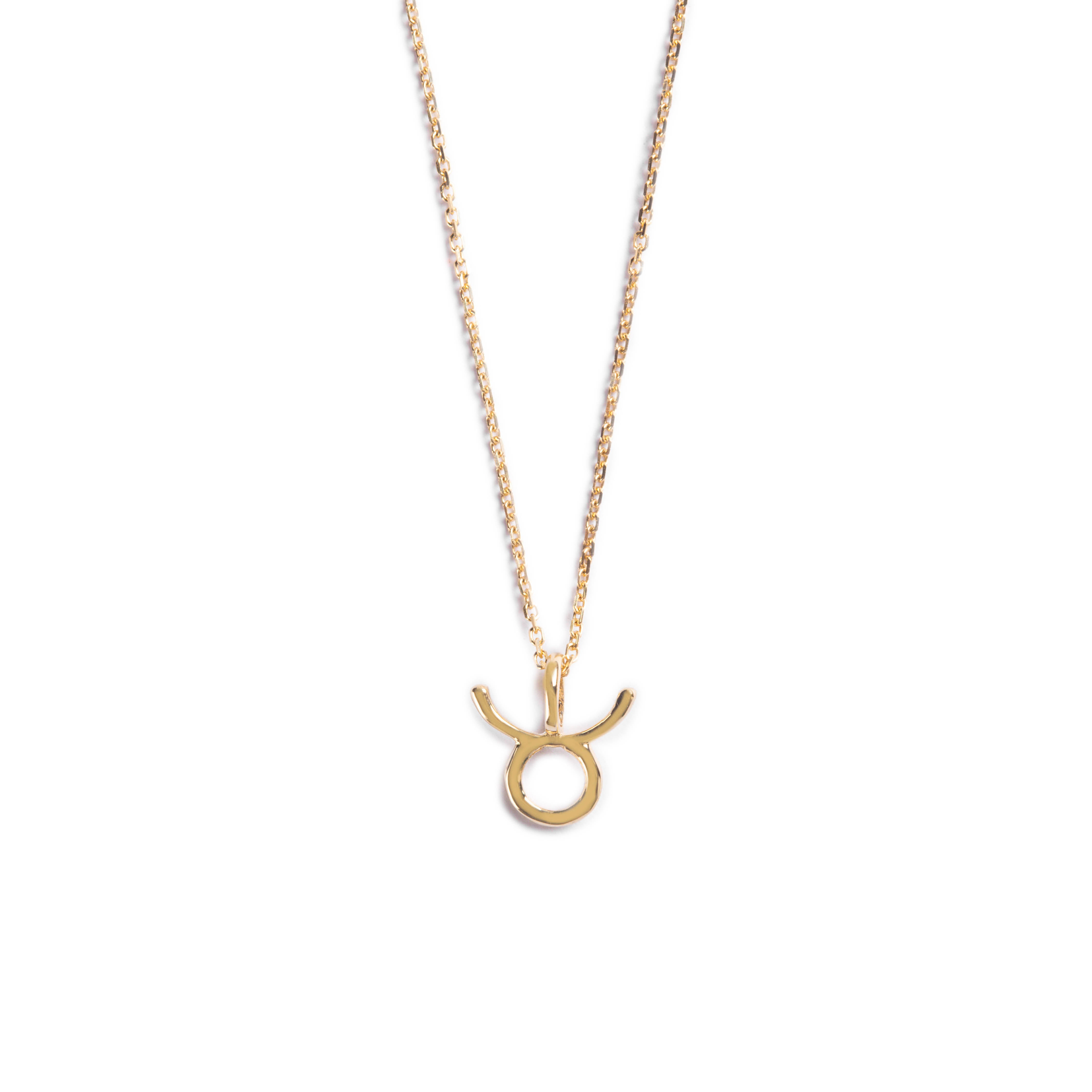 TAURUS ZODIAC CHARM IN 14K YELLOW GOLD