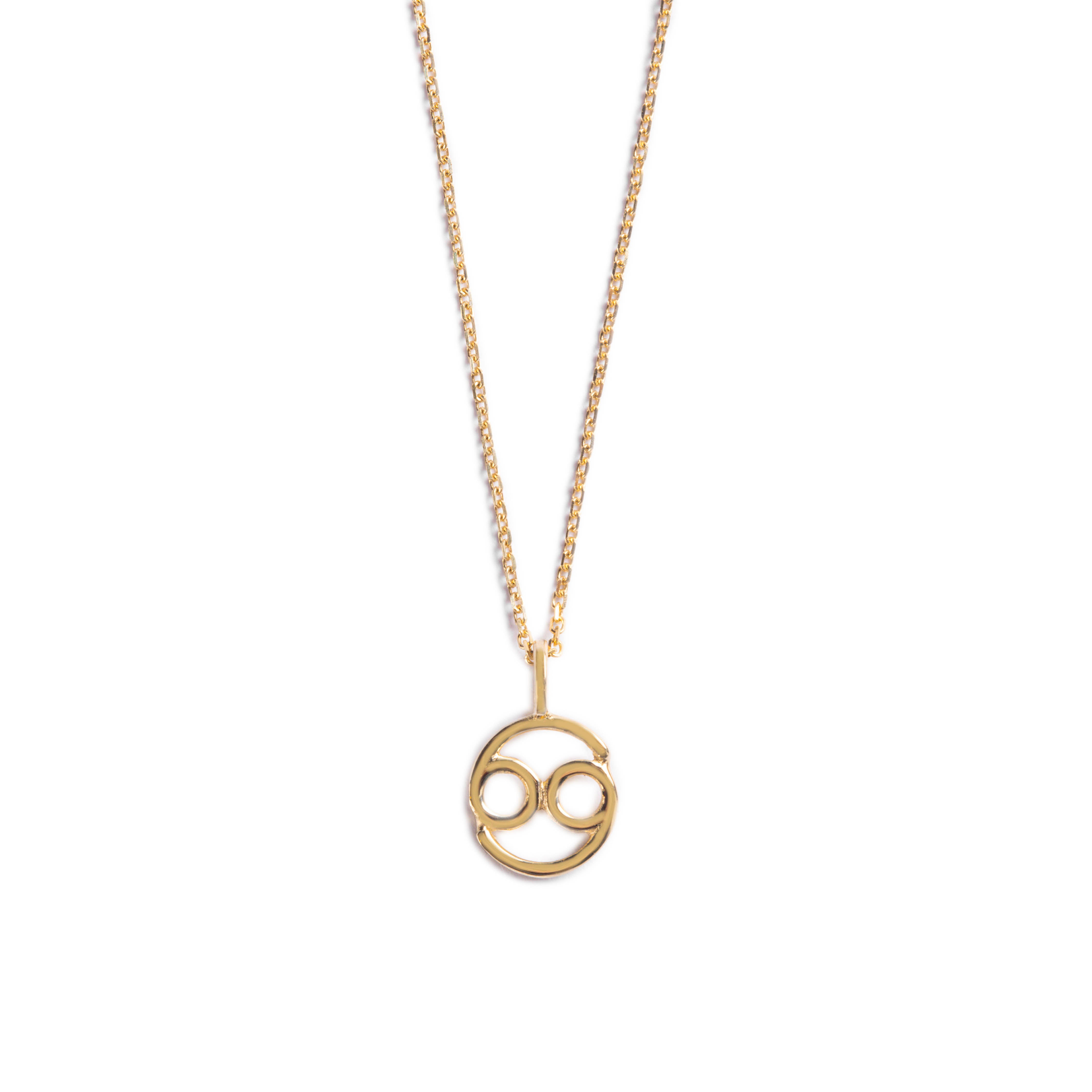 CANCER ZODIAC CHARM IN 14K YELLOW GOLD