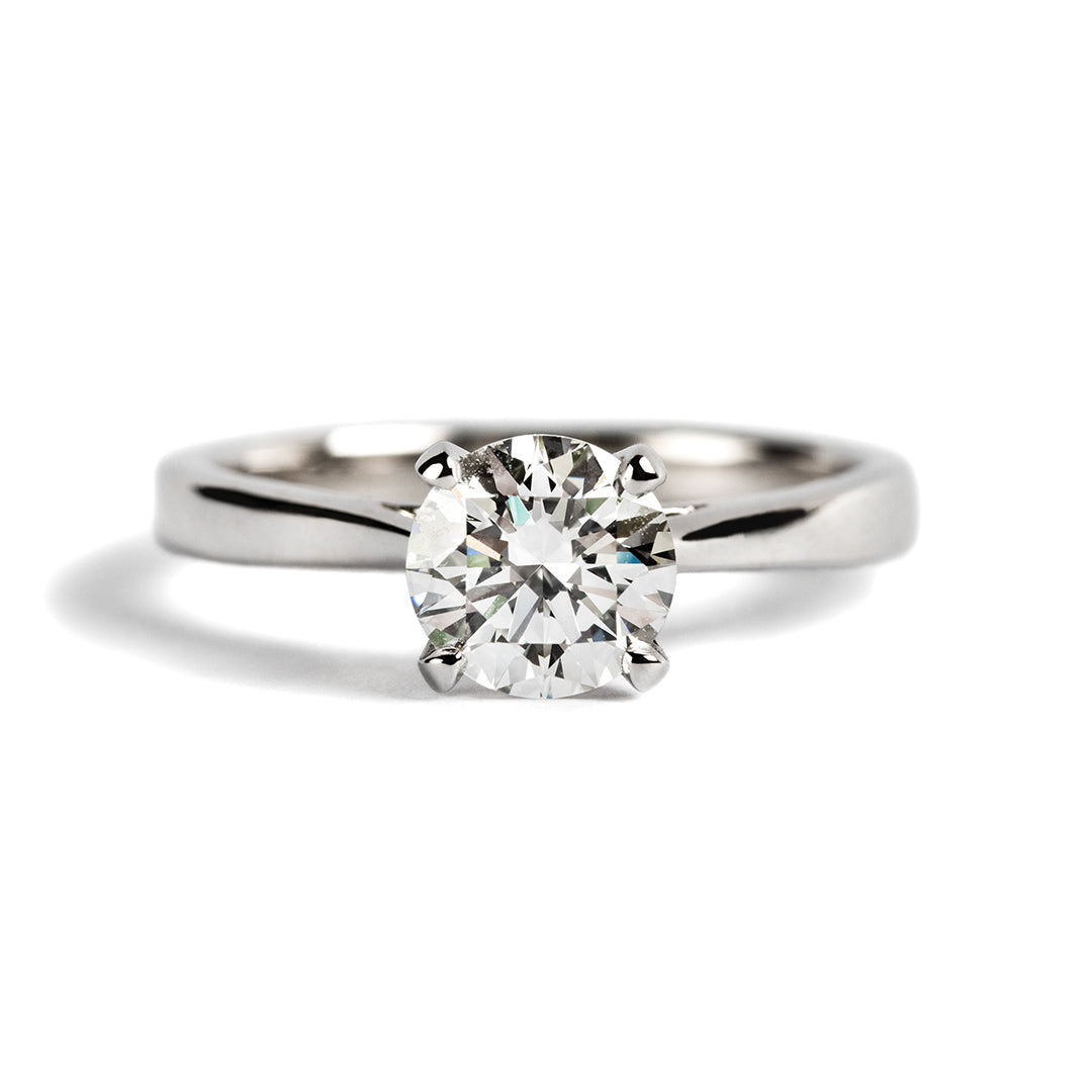 1.01CT LAB GROWN DIAMOND SOLITAIRE ENGAGEMENT RING