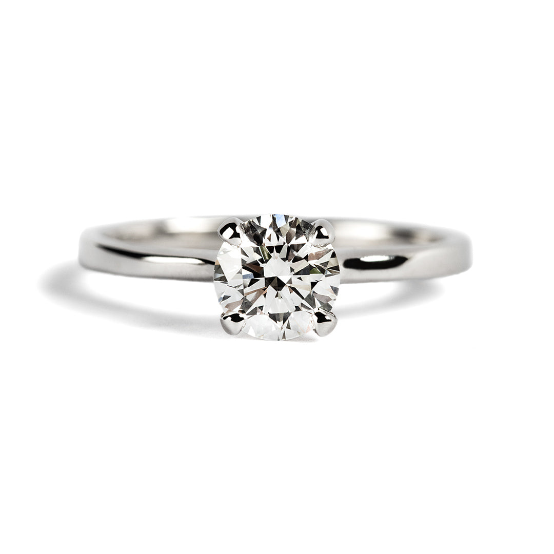 0.77CT LAB GROWN DIAMOND SOLITAIRE ENGAGEMENT RING