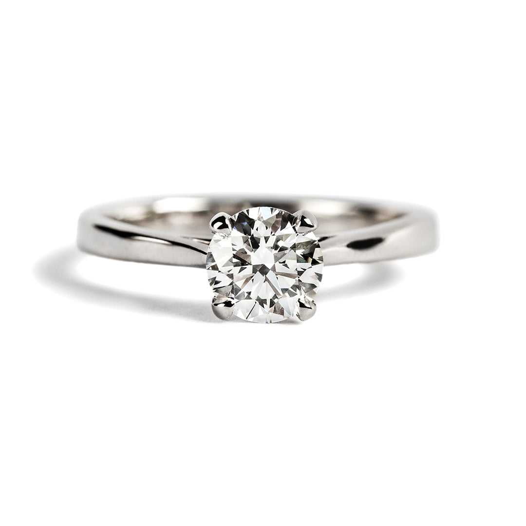 0.78CT LAB GROWN DIAMOND SOLITAIRE ENGAGEMENT RING
