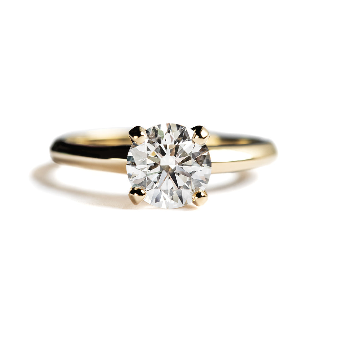 1.28CT LAB GROWN DIAMOND SOLITAIRE ENGAGEMENT RING