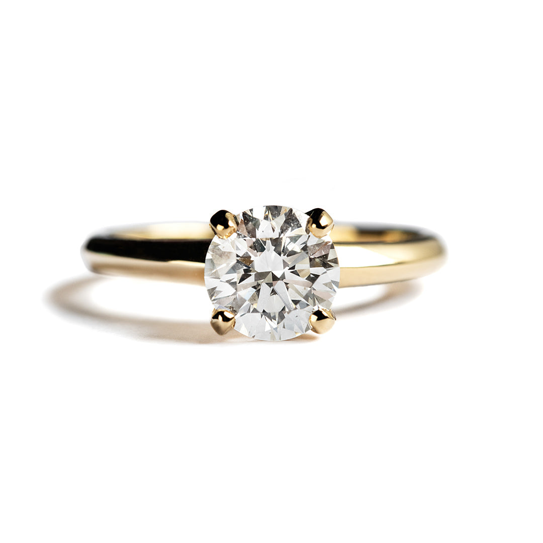 1.30CT LAB GROWN DIAMOND SOLITAIRE ENGAGEMENT RING