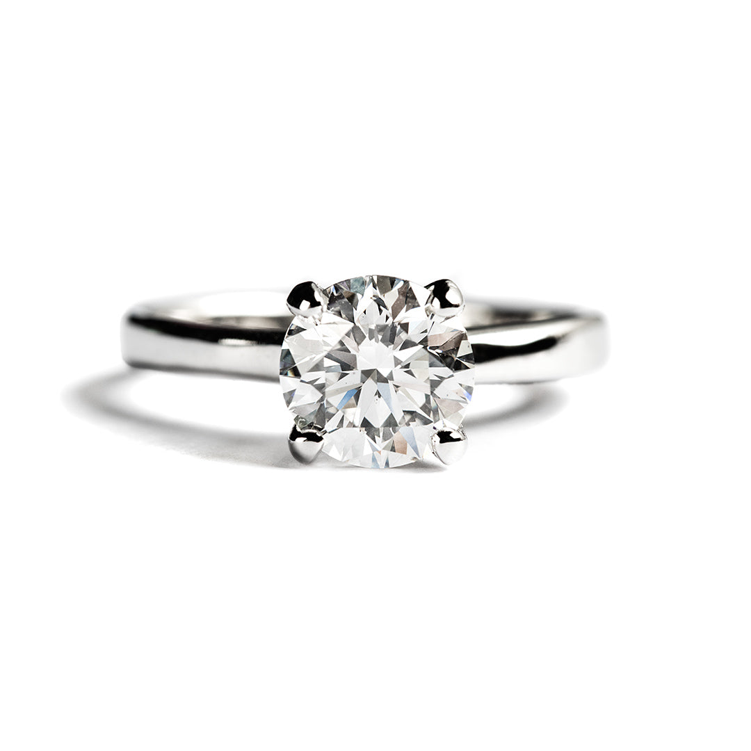1.54CT LAB GROWN DIAMOND SOLITAIRE ENGAGEMENT RING