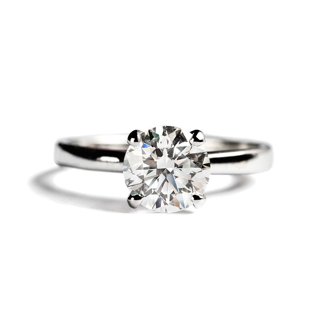 1.55CT LAB GROWN DIAMOND SOLITAIRE ENGAGEMENT RING