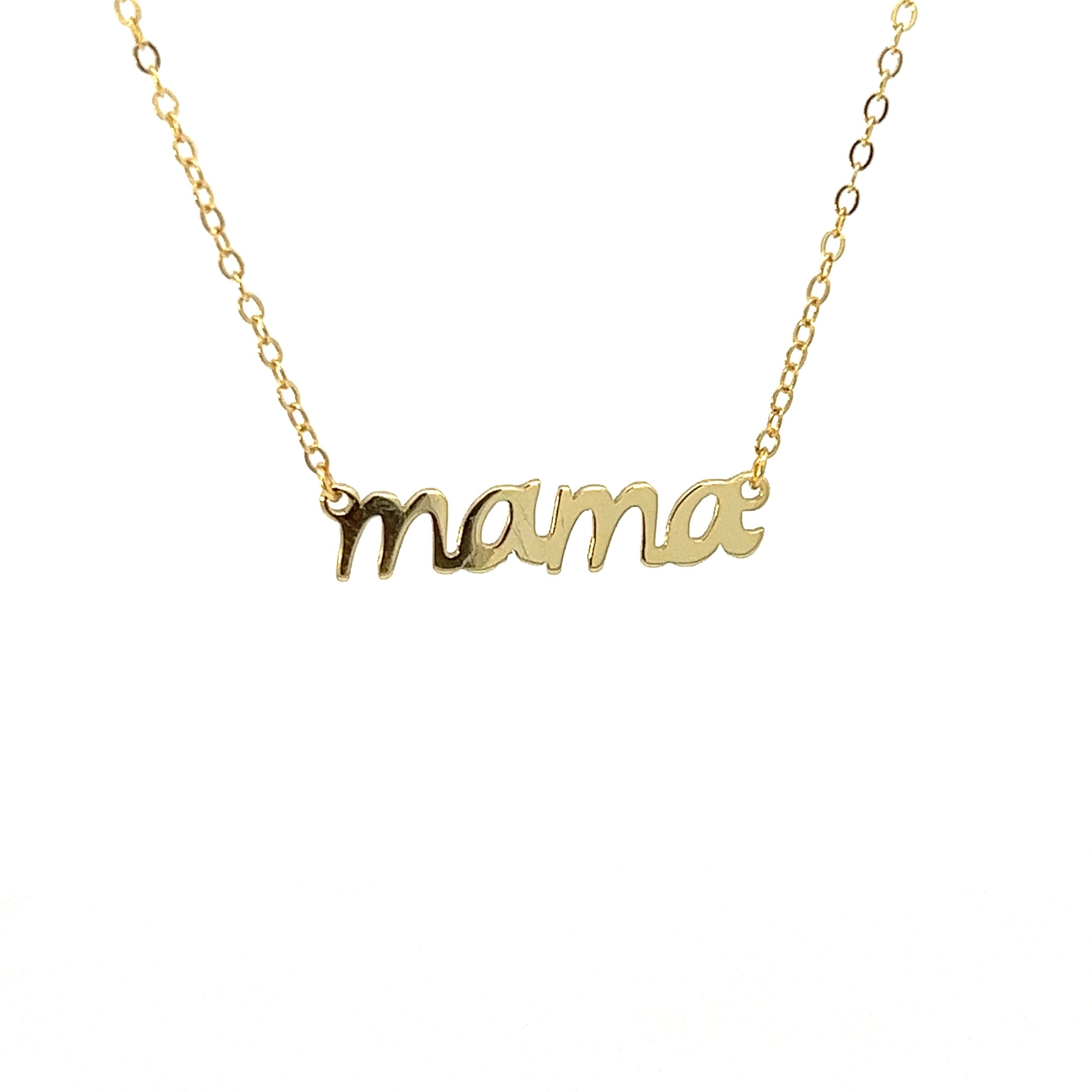 925 GOLD PLATED MOM PENDANT