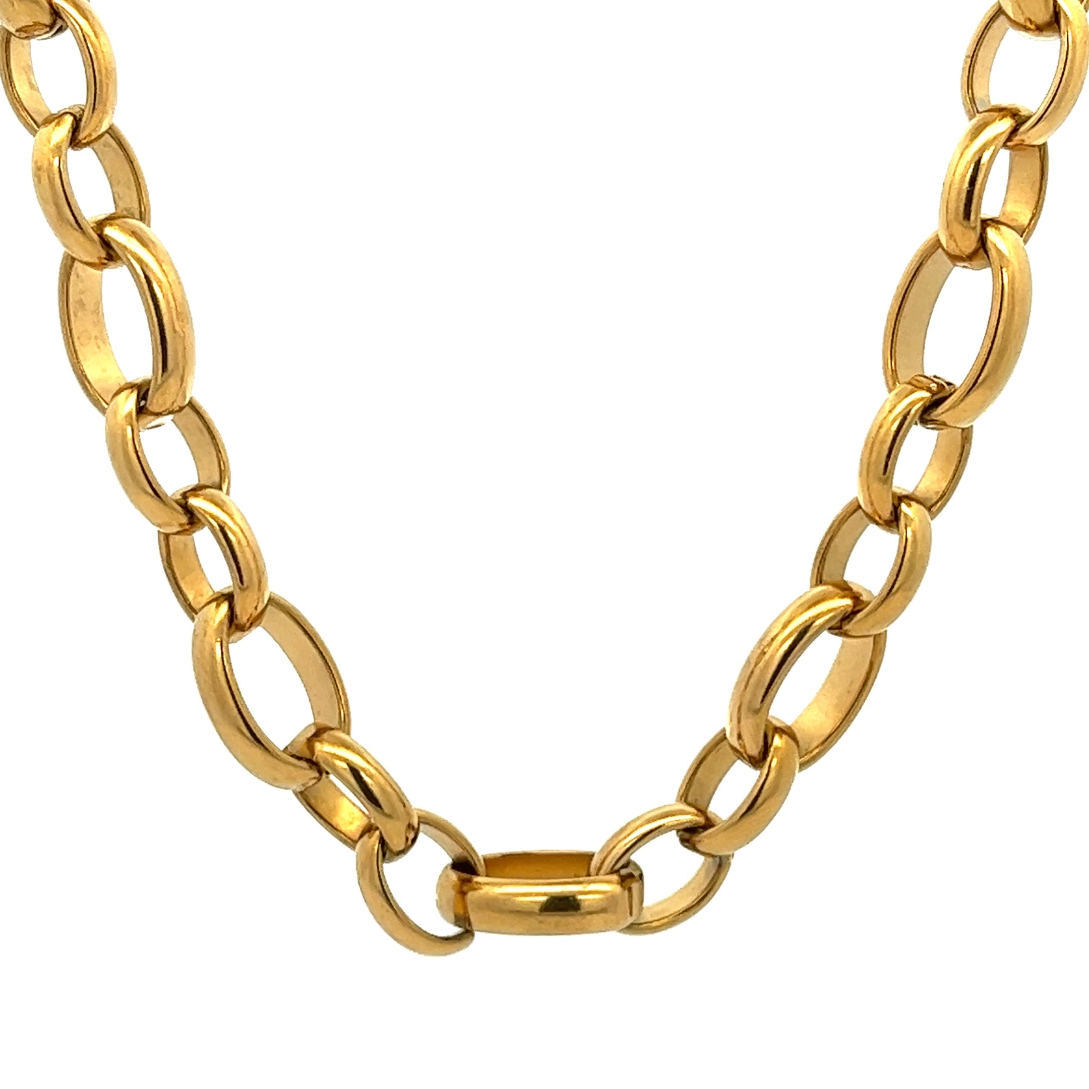 METAL BASE OVAL LINK CHAIN