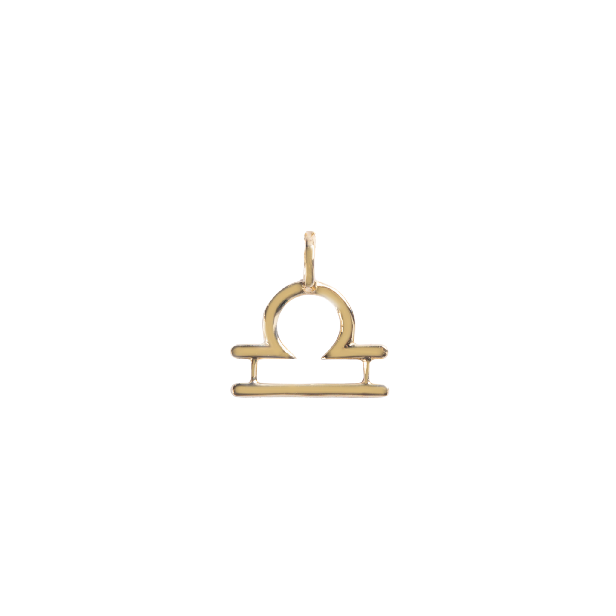 DIJE ZODIACO LIBRA EN ORO AMARILLO 14K