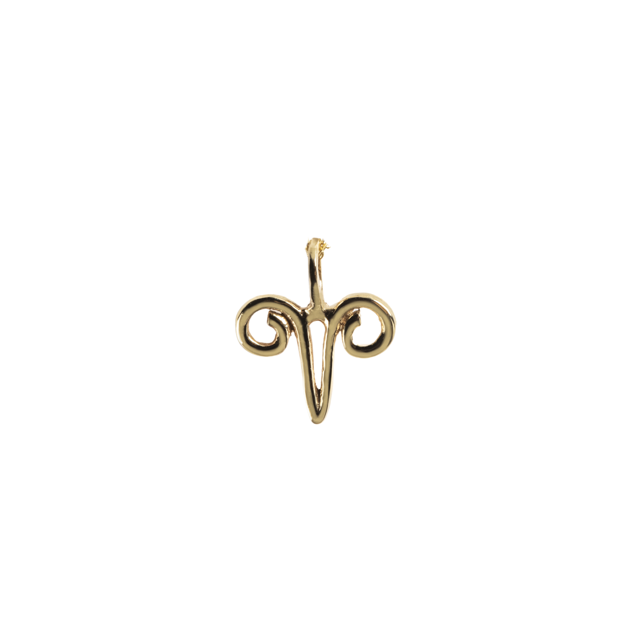 DIJE ZODIACO ARIES EN ORO AMARILLO 14K