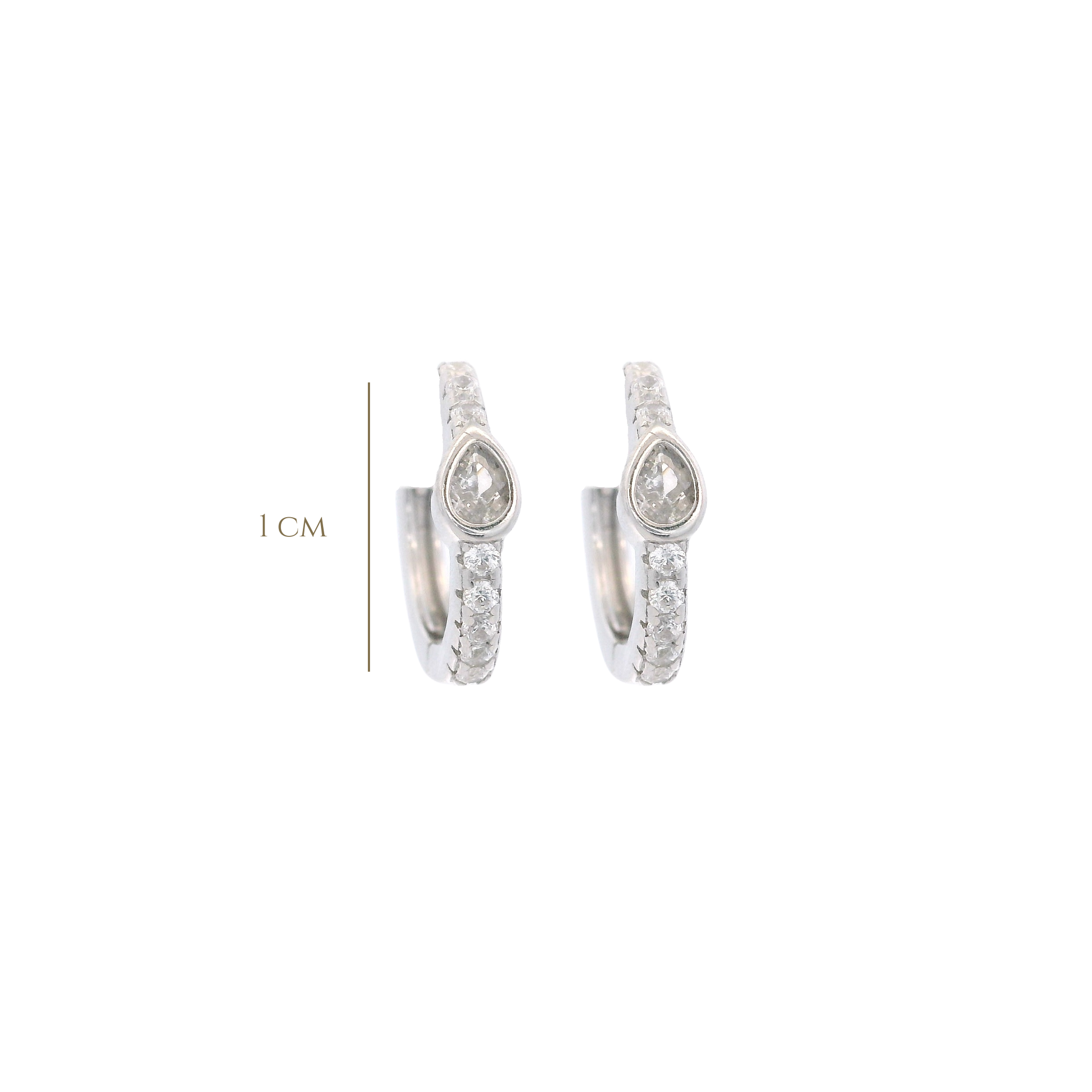 925SL SEMINFINITY CENTER DROP CZ HUGGIES