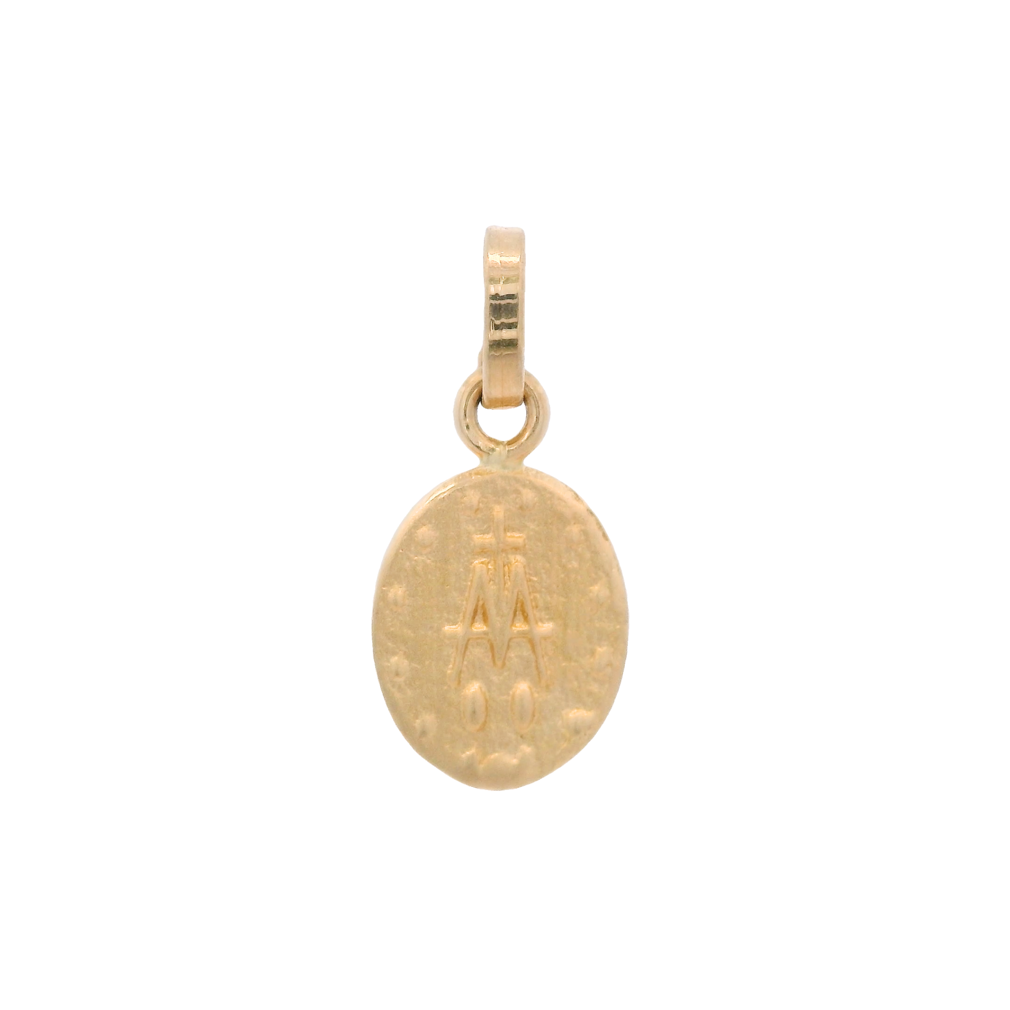 14KY VIRGIN OF GUADALUPE 5.5X10MM MEDAL