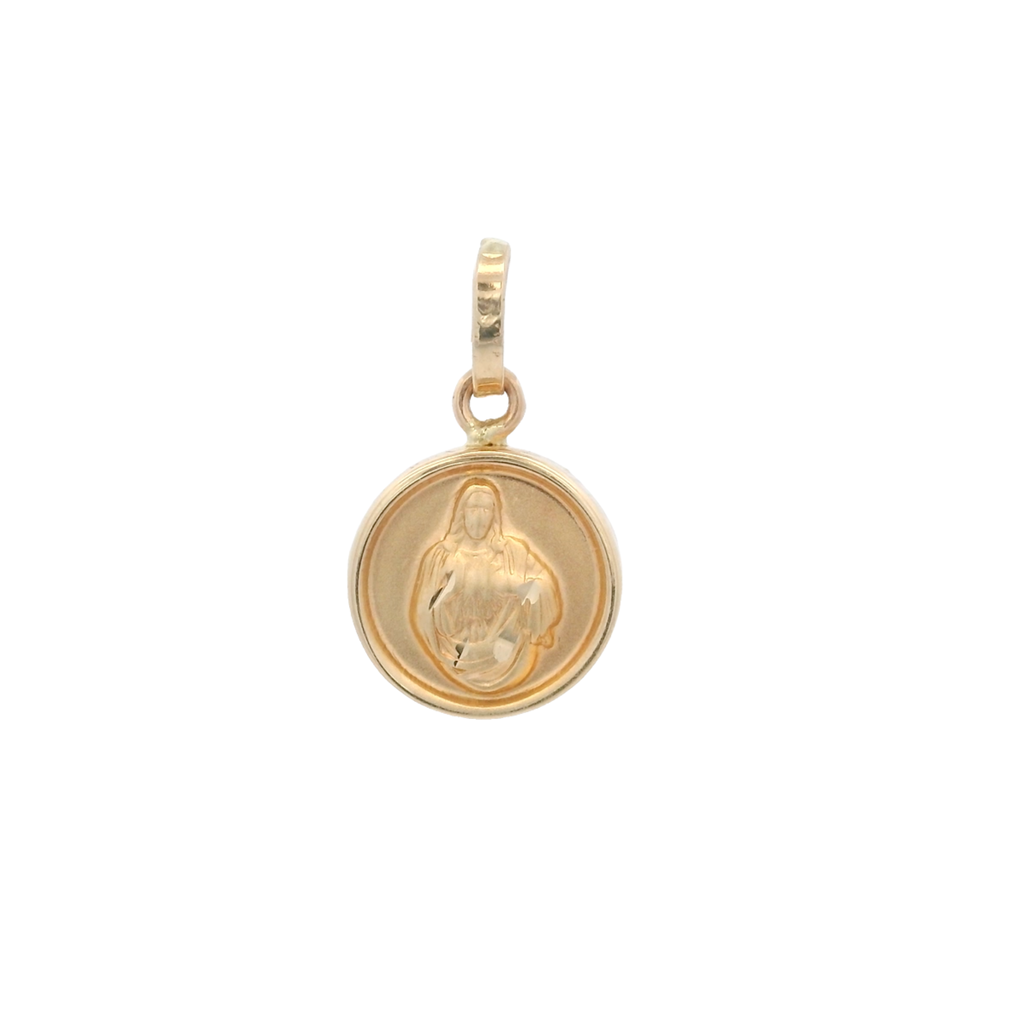 14KY HEART OF JESUS 9MM MEDAL