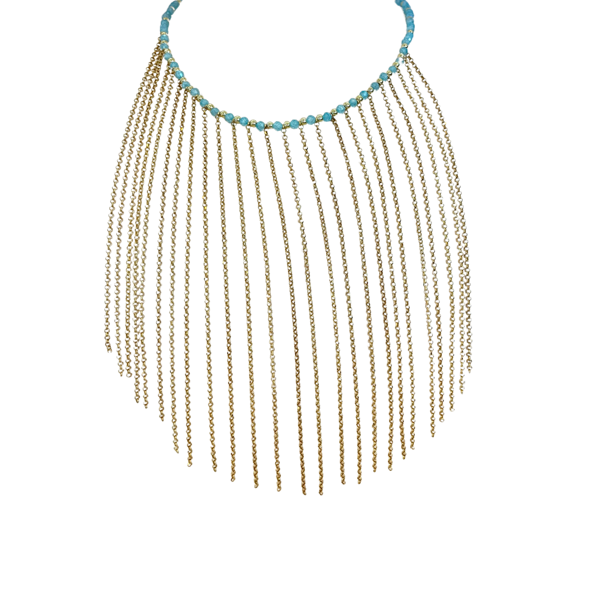 925GG ZIRNI TURCHESE CATENA NECKLACE