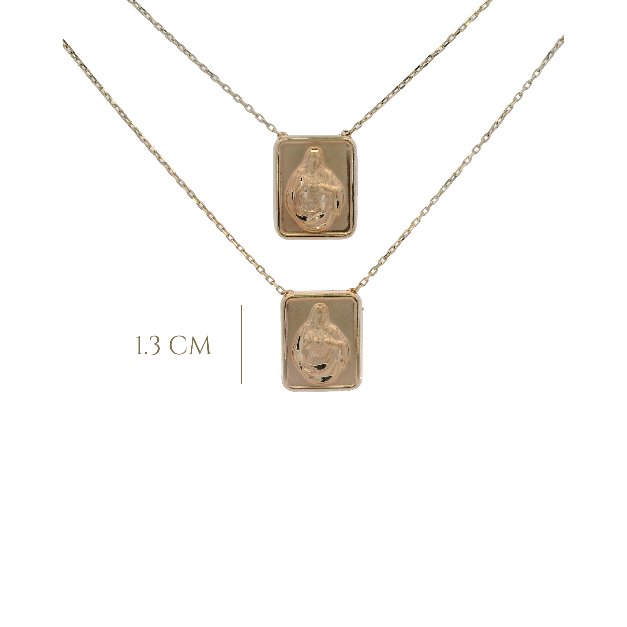 14KY HEART OF JESUS NECKLACE