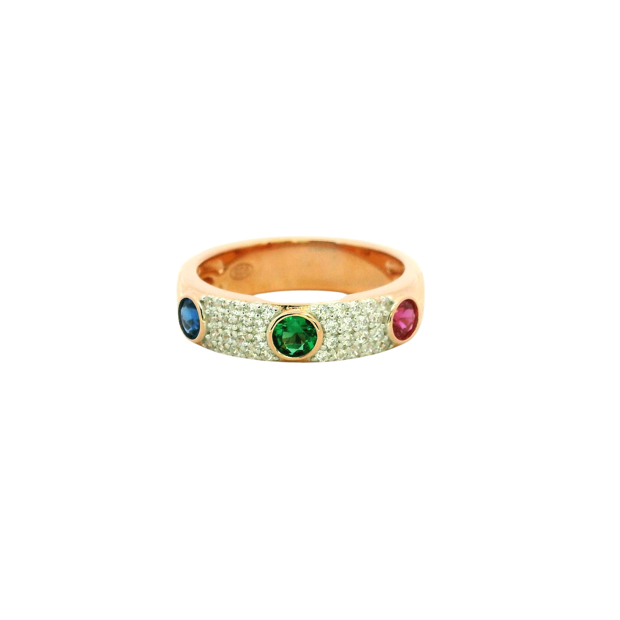 925RG STATION MULTICOLOR RING T7