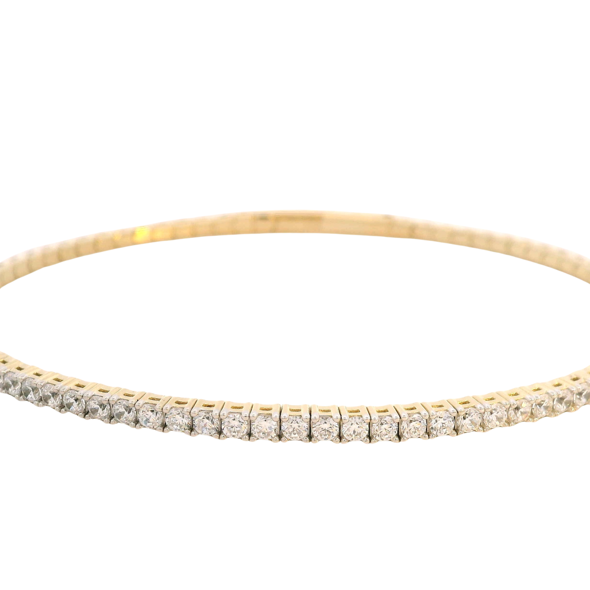 925YG TENNIS CZ BANGLE