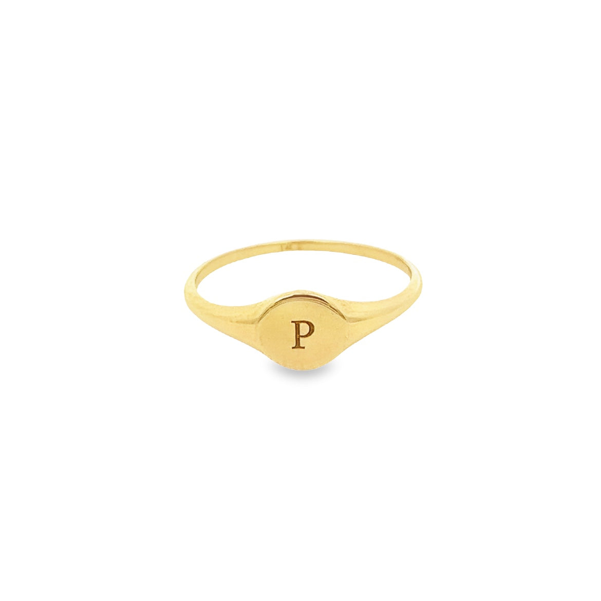 14KY RING LETTER P