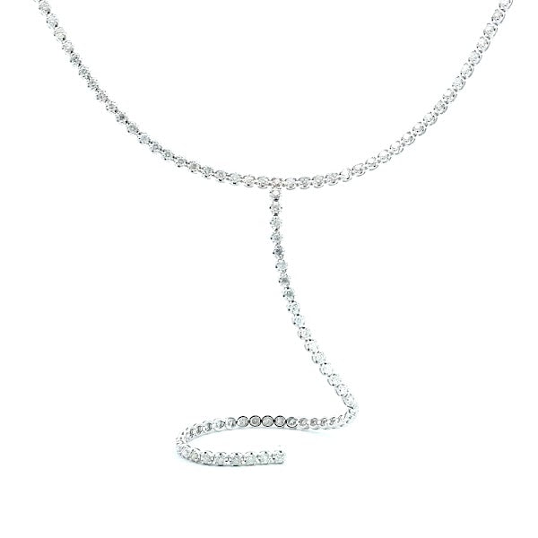 Drizzle Drip Teardrop Bolo Adjustable Diamond Lariat Necklace in 14K R –  LuvMyJewelry (LMJ)