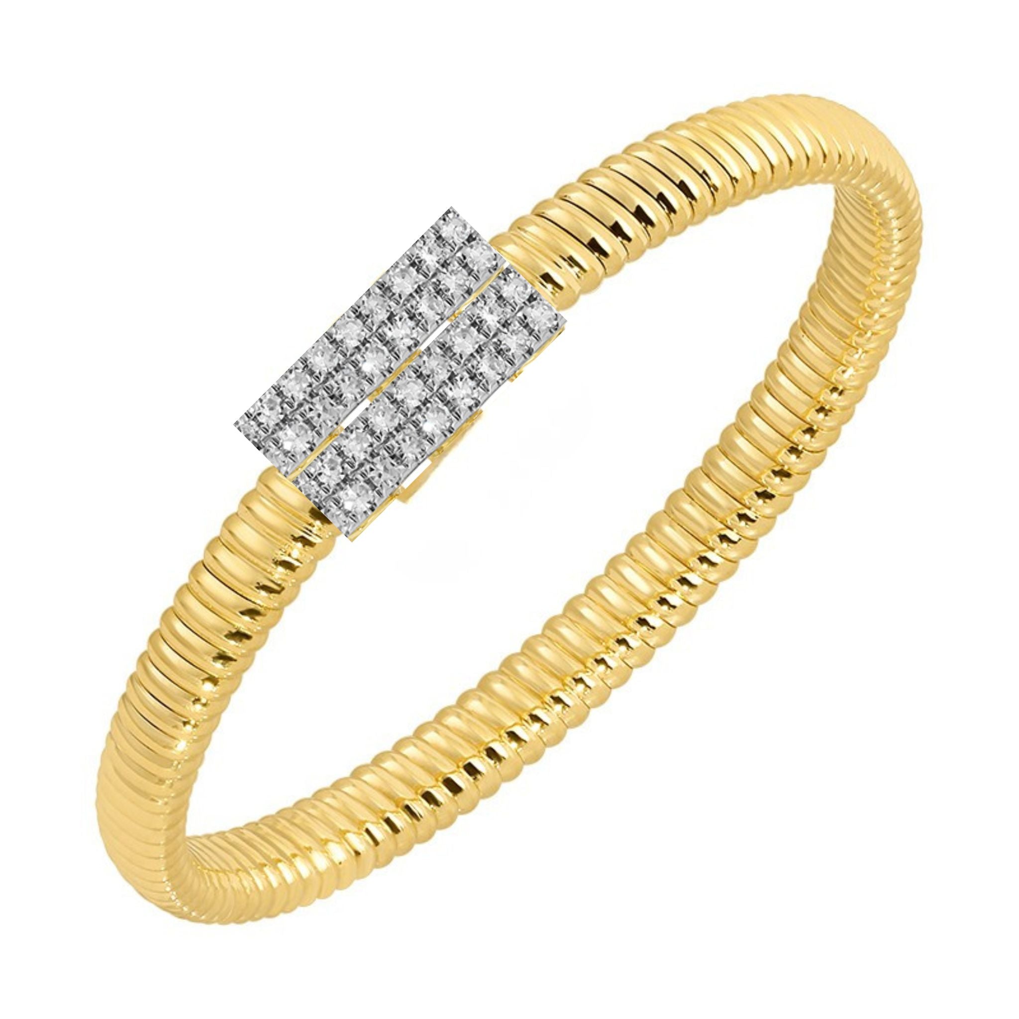 D0.04CT 14KY MINI DOME RING T6.5 - C'SANTOS