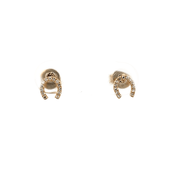 D0.06 14KY U EARRINGS - C'SANTOS