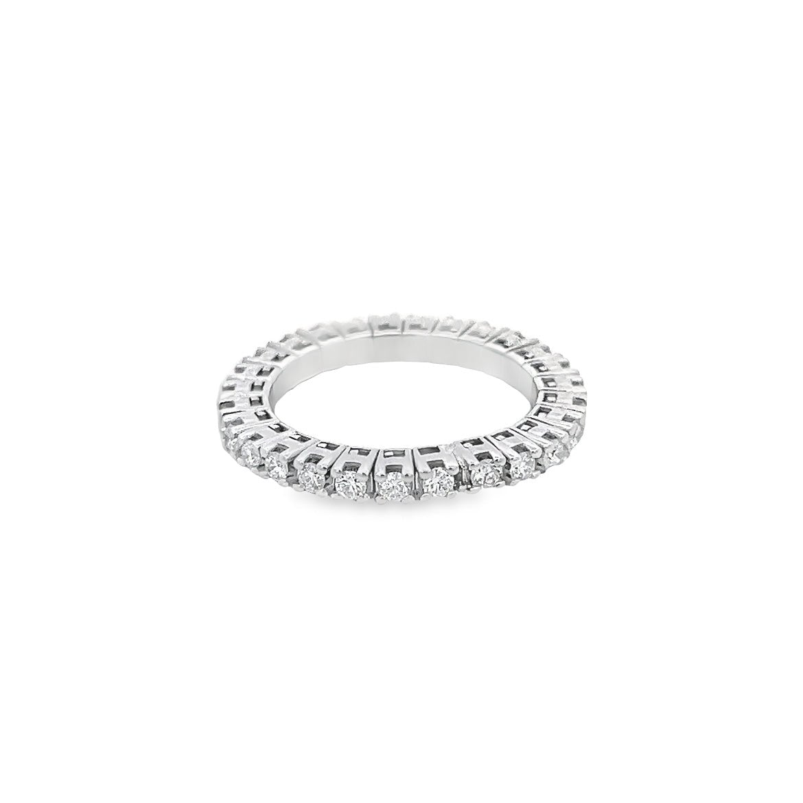 D0.81CT 14KW ETERNITY ADJUSTABLE RING T7 - C'SANTOS