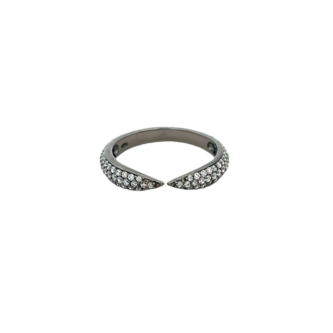 RING SILVER CENTER WHITE CZ BP - C'SANTOS