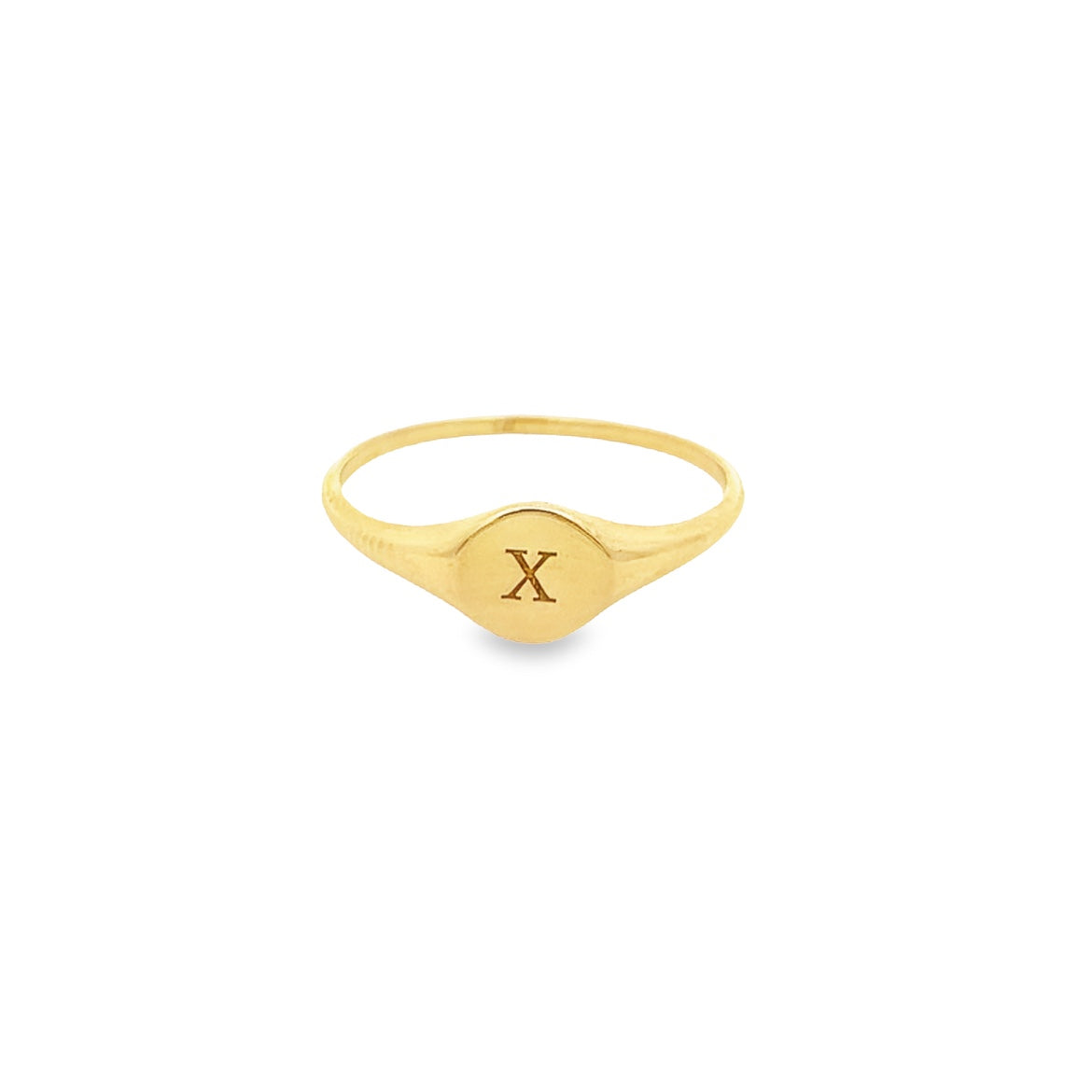 14KY RING LETTER X