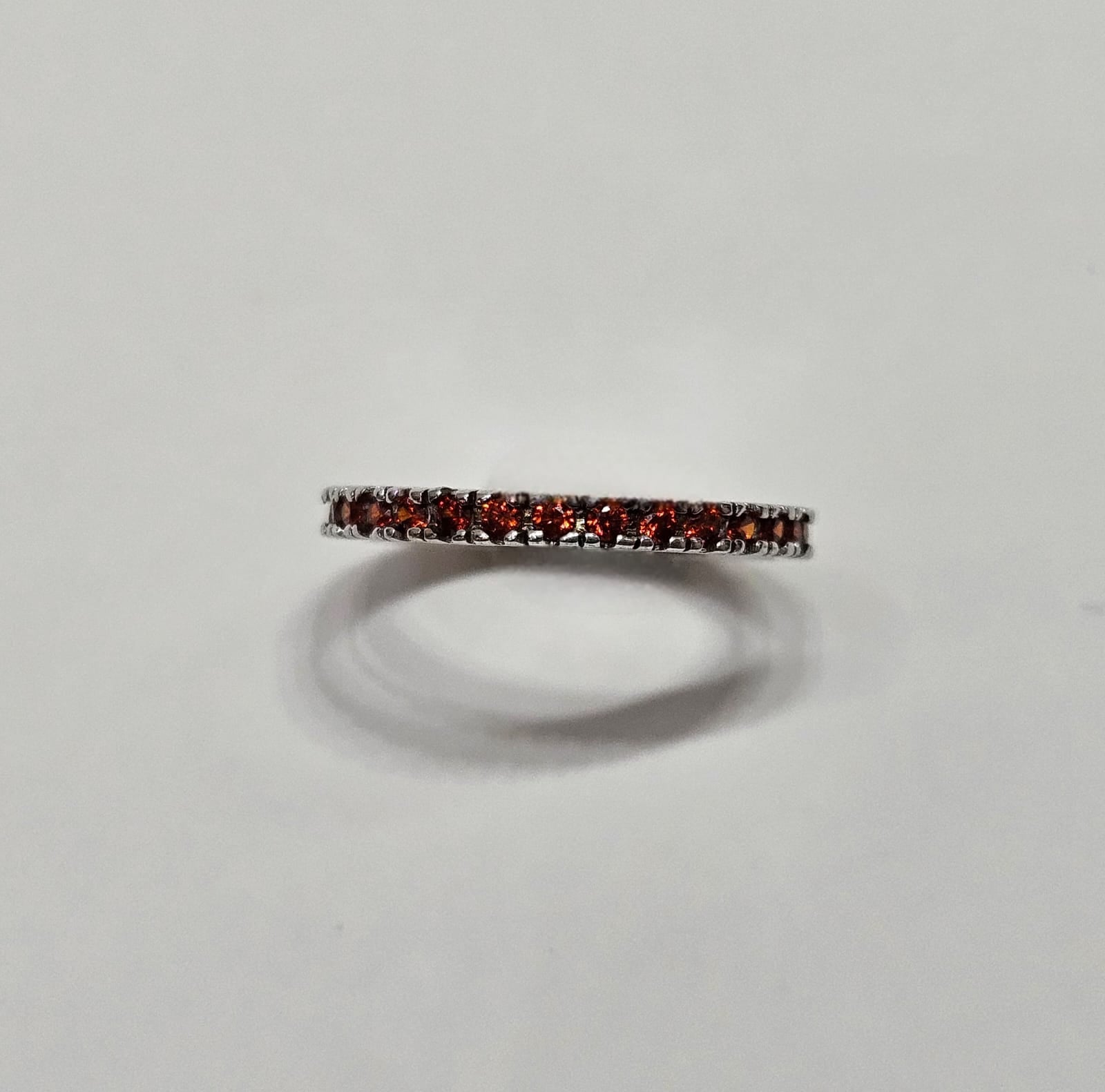 CLEAR CZ JAN BIRTHSTONE RING