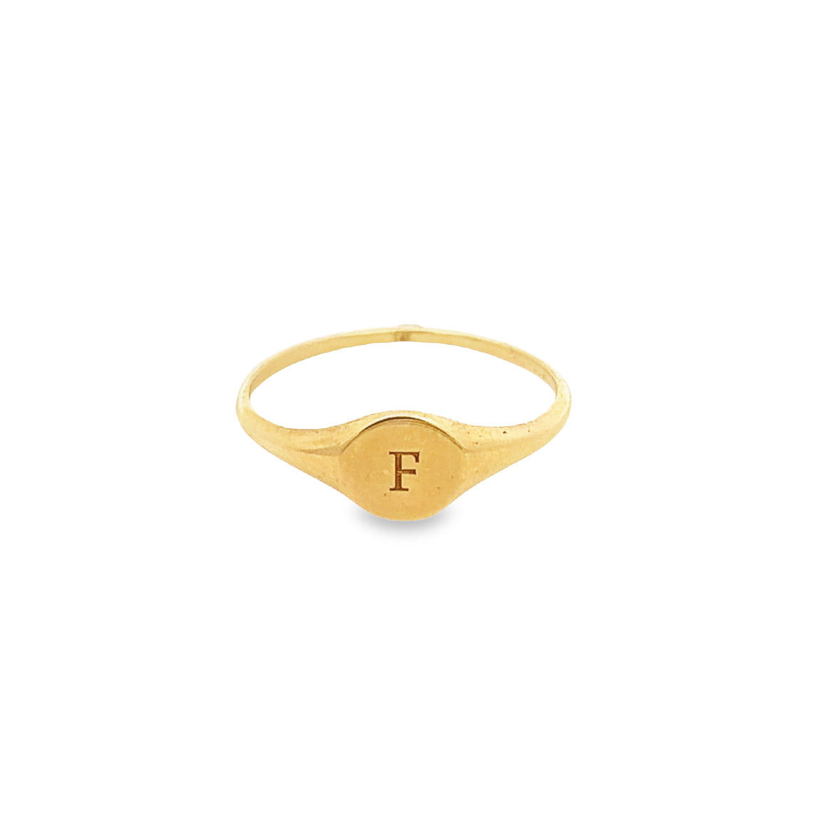 14KY RING LETTER F