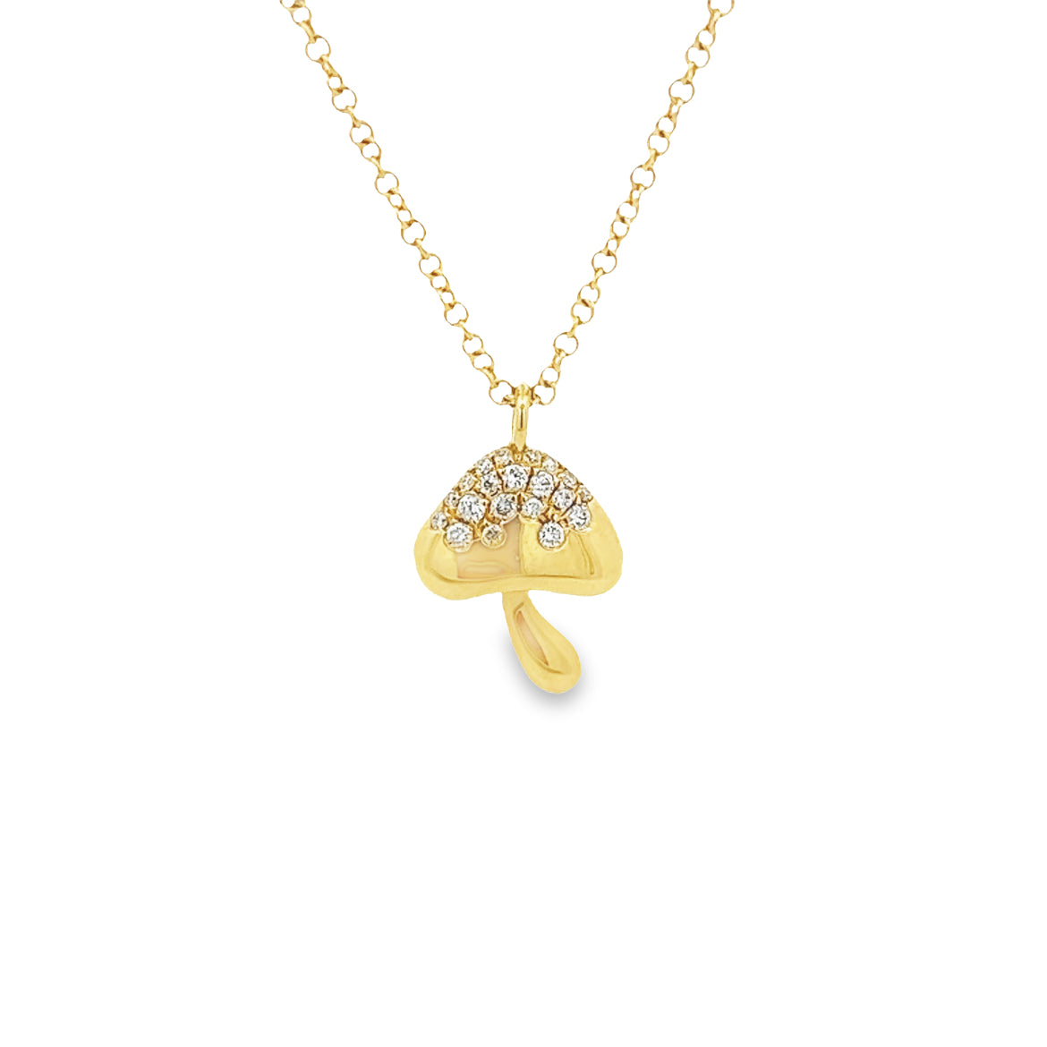 D0.09 14KY DIAMOND NECKLACE