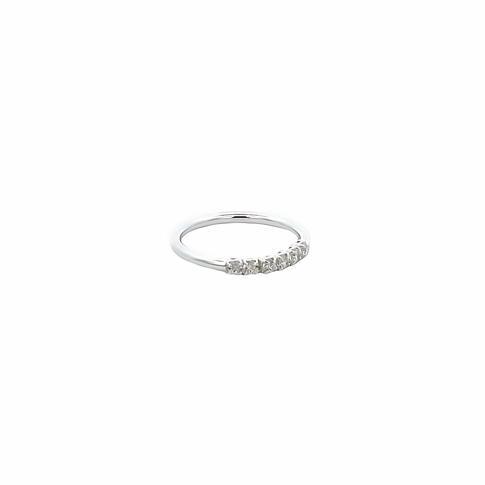 925SL BAR 6 STONE RING T6